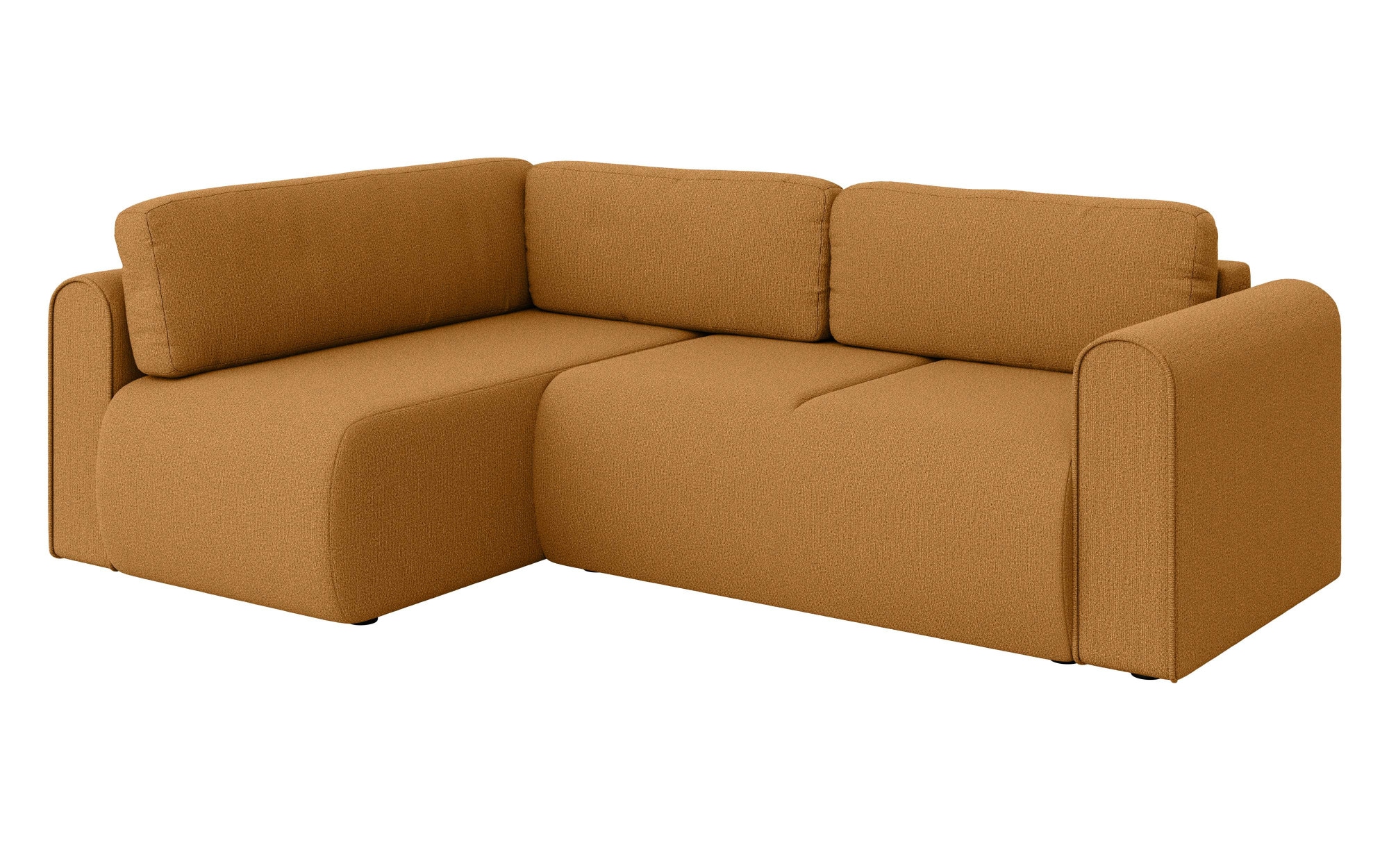 INOSIGN Ecksofa »Zacharia wahlweise Schlafsofa mit Bettkasten, B/T/H 250/166/86 cm«, L-Form mit Wellenunterfederung, Ottomane rechts oder links bestellbar