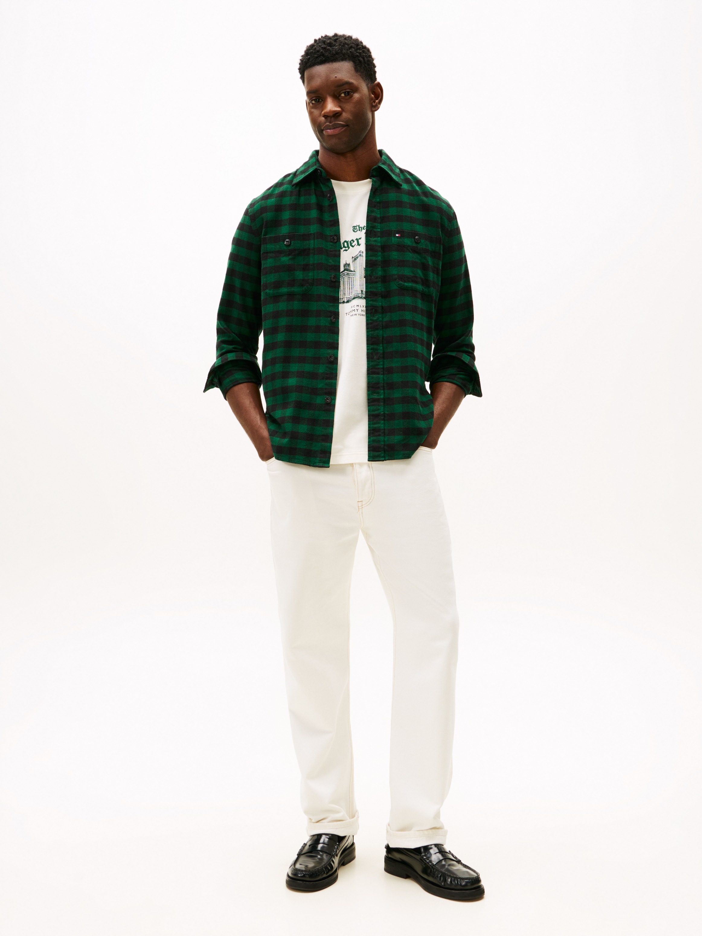 Thumbnail - Tommy Hilfiger Langarmhemd "BUFFALO CHECK" regular fit, Kentkragen, kariert