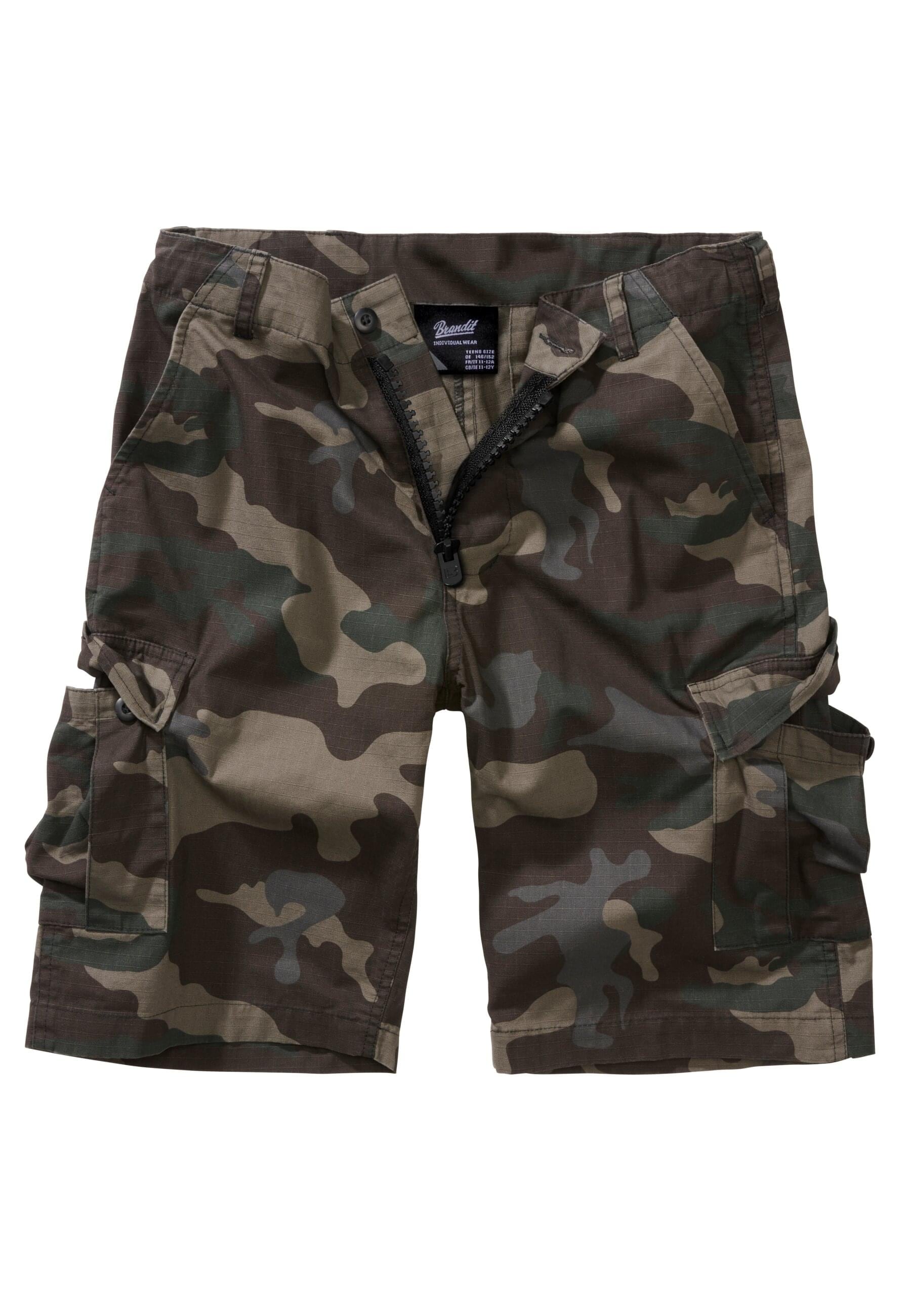 Stoffhose »Brandit Herren Kids BDU Ripstop Shorts«, (1 tlg.)