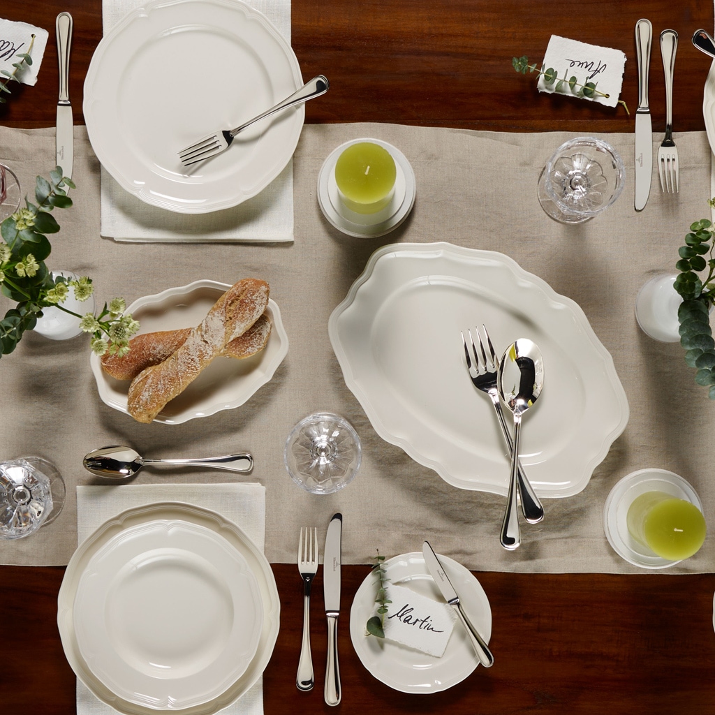 Villeroy & Boch Servierplatte »Servierplatte Manoir 37 x 26 cm weiß«