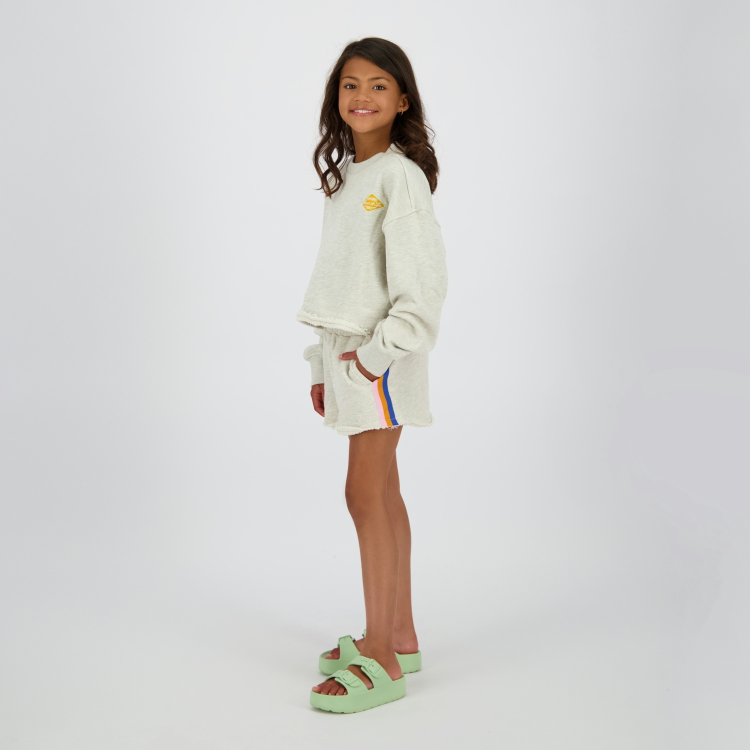 Vingino Sweater , mit Logo-Badge-Stickerei, kur, für Girls
