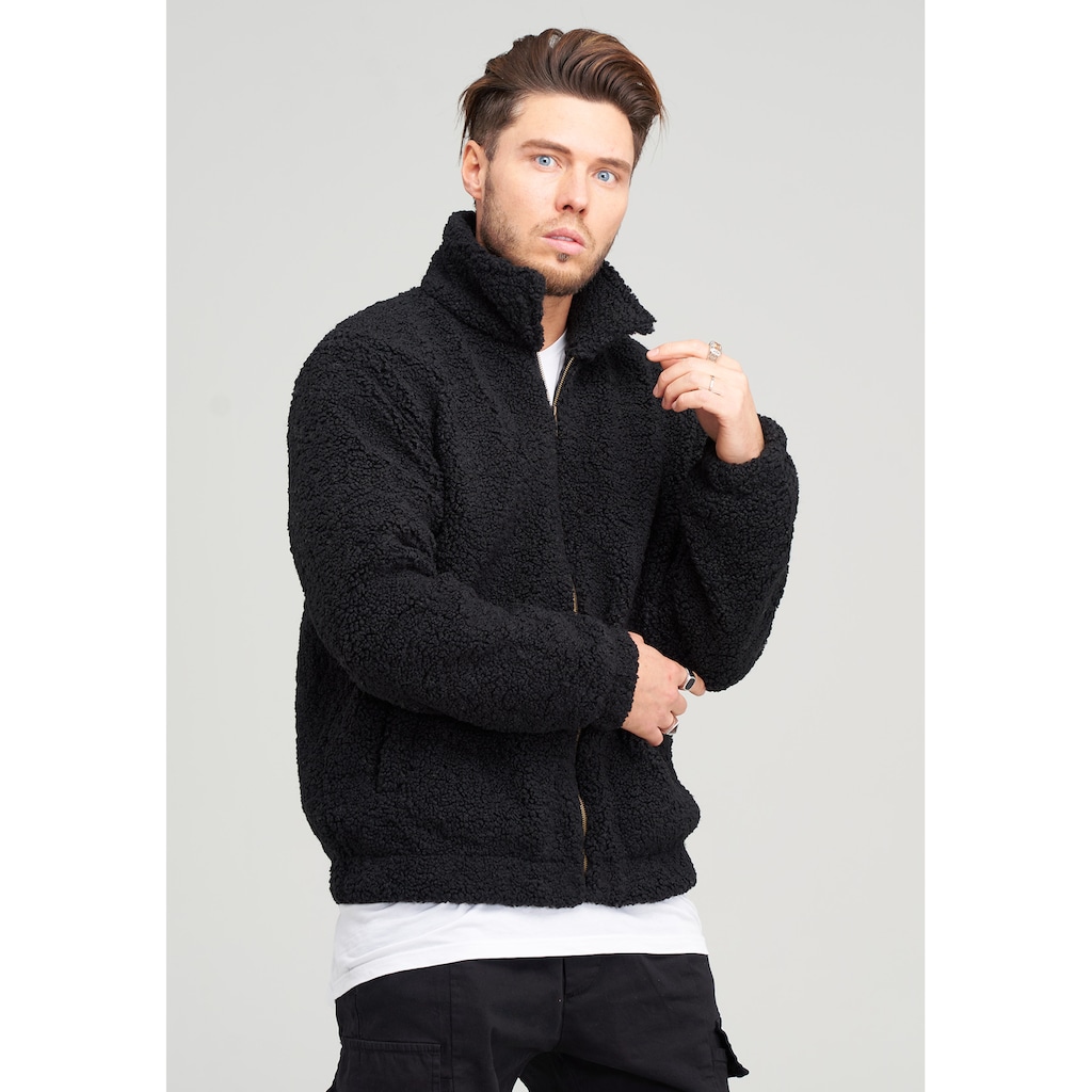 behype Fleecejacke »Bomber«