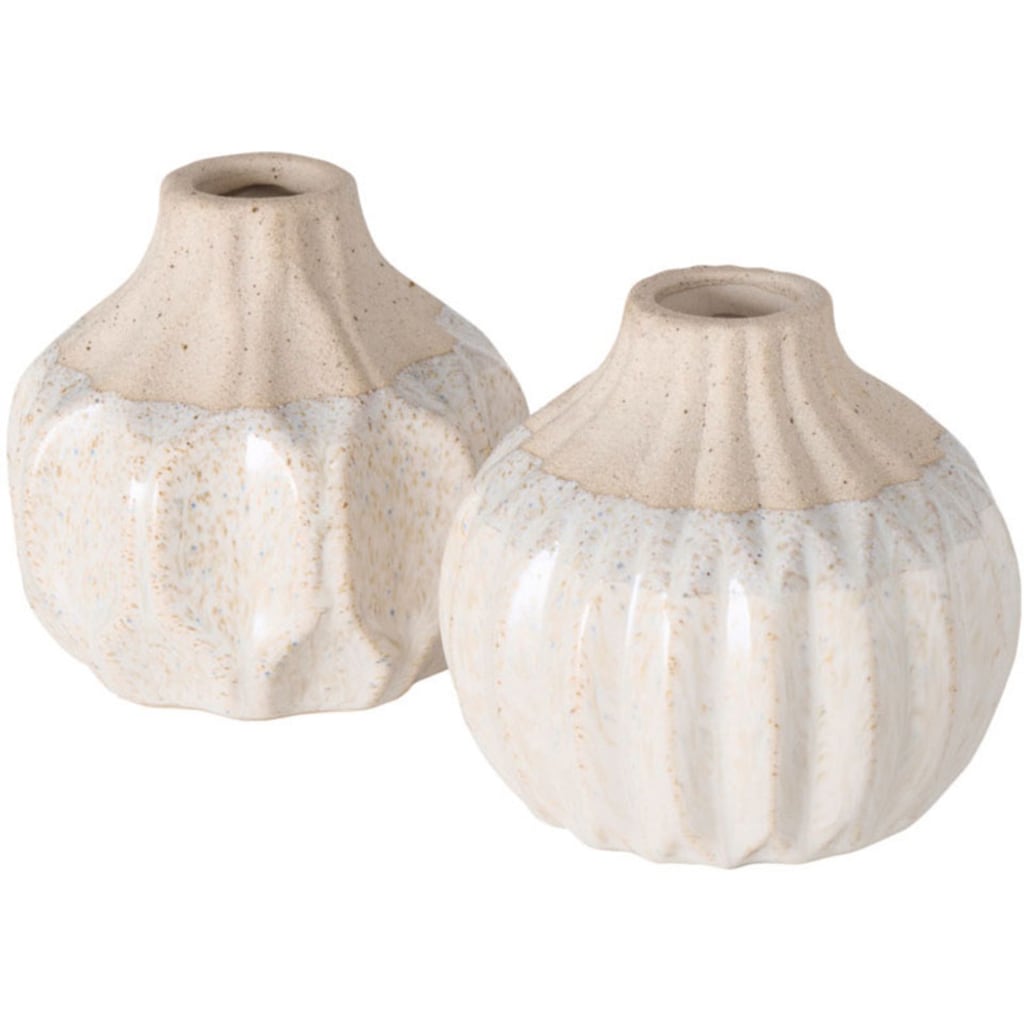 BOLTZE Tischvase »Malia«, (Set, 2 St.)