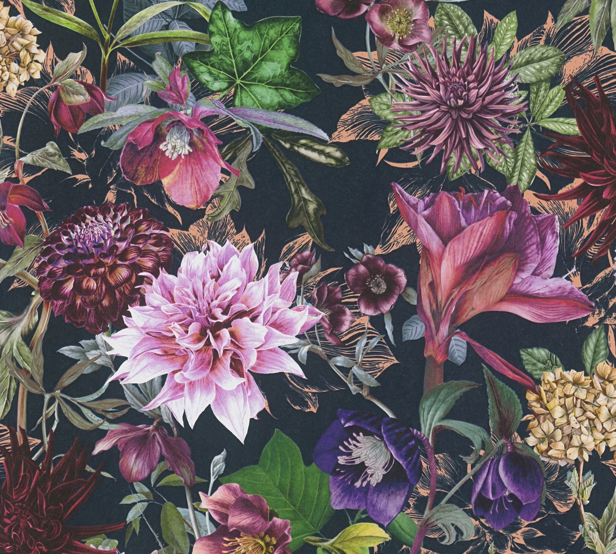 A.S. Création Vliestapete "Dream Flowery" Wald botanisch floral glatt Florale Tapete Blumenoptik Tapeten Wohnzimmer Schlafzimmer Küche Optik