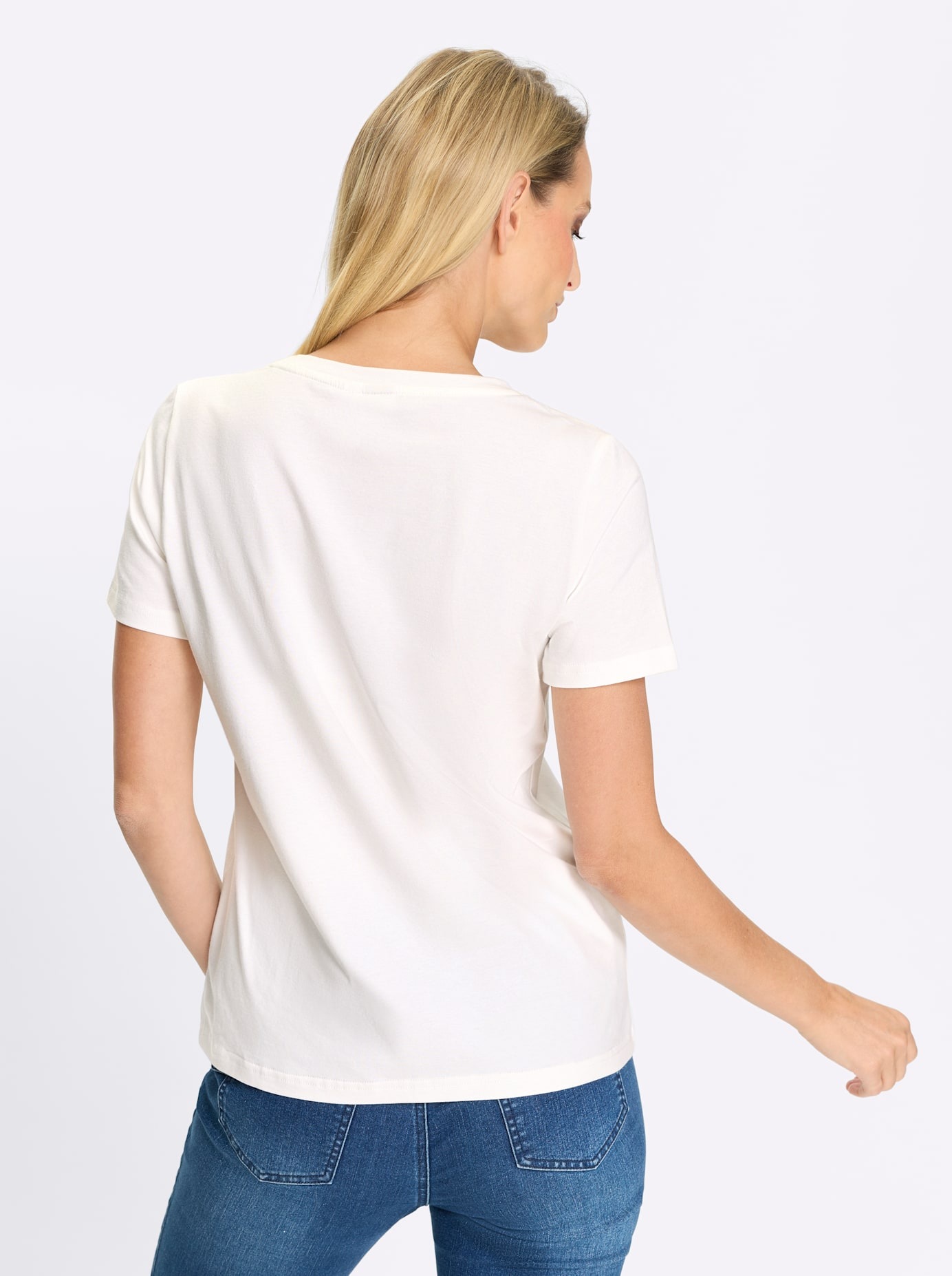 HEINE Shirt T-Shirt Ecru Size 50 2