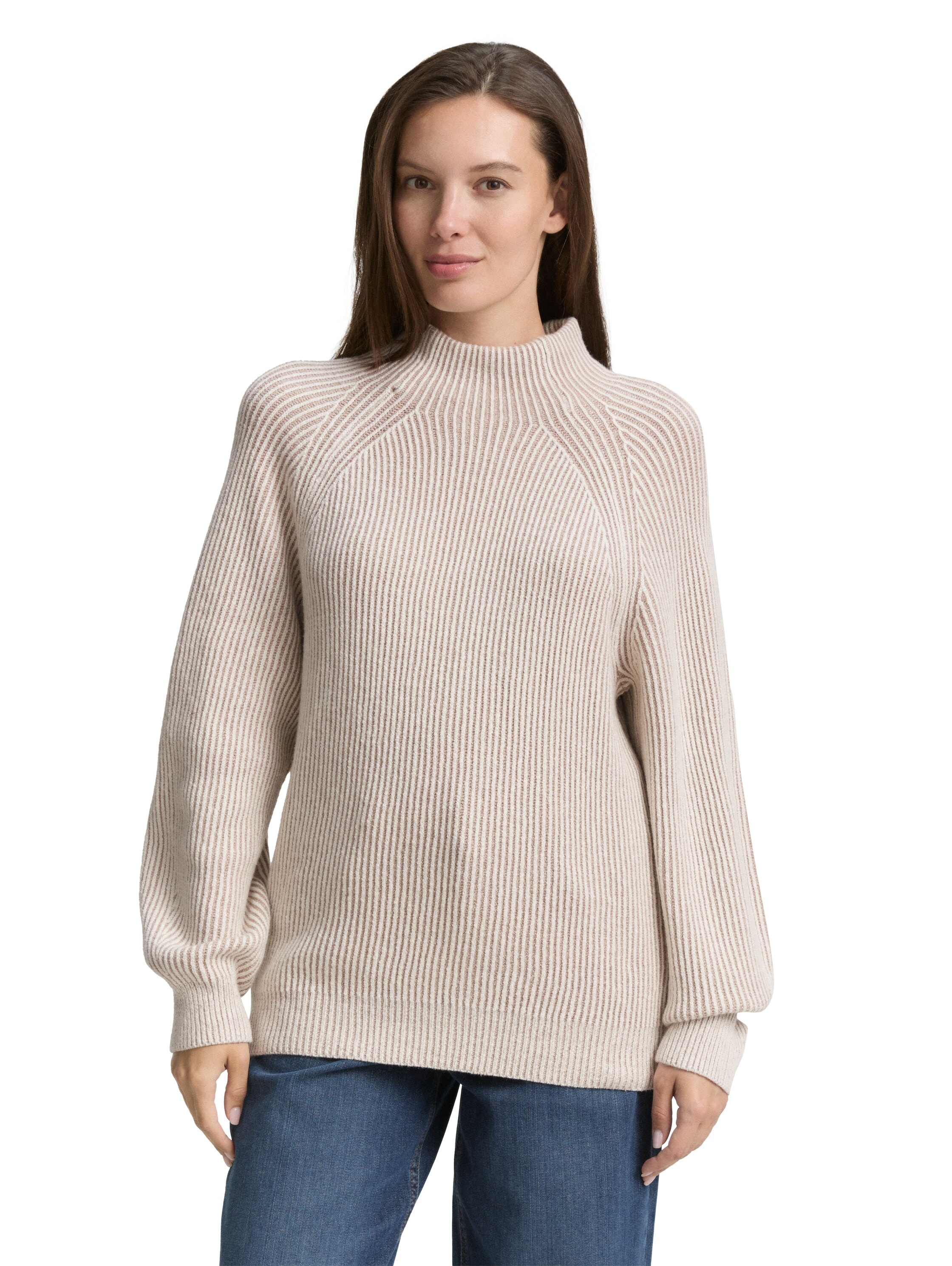 TOM TAILOR Strickpullover, mit Rippstruktur günstig online kaufen