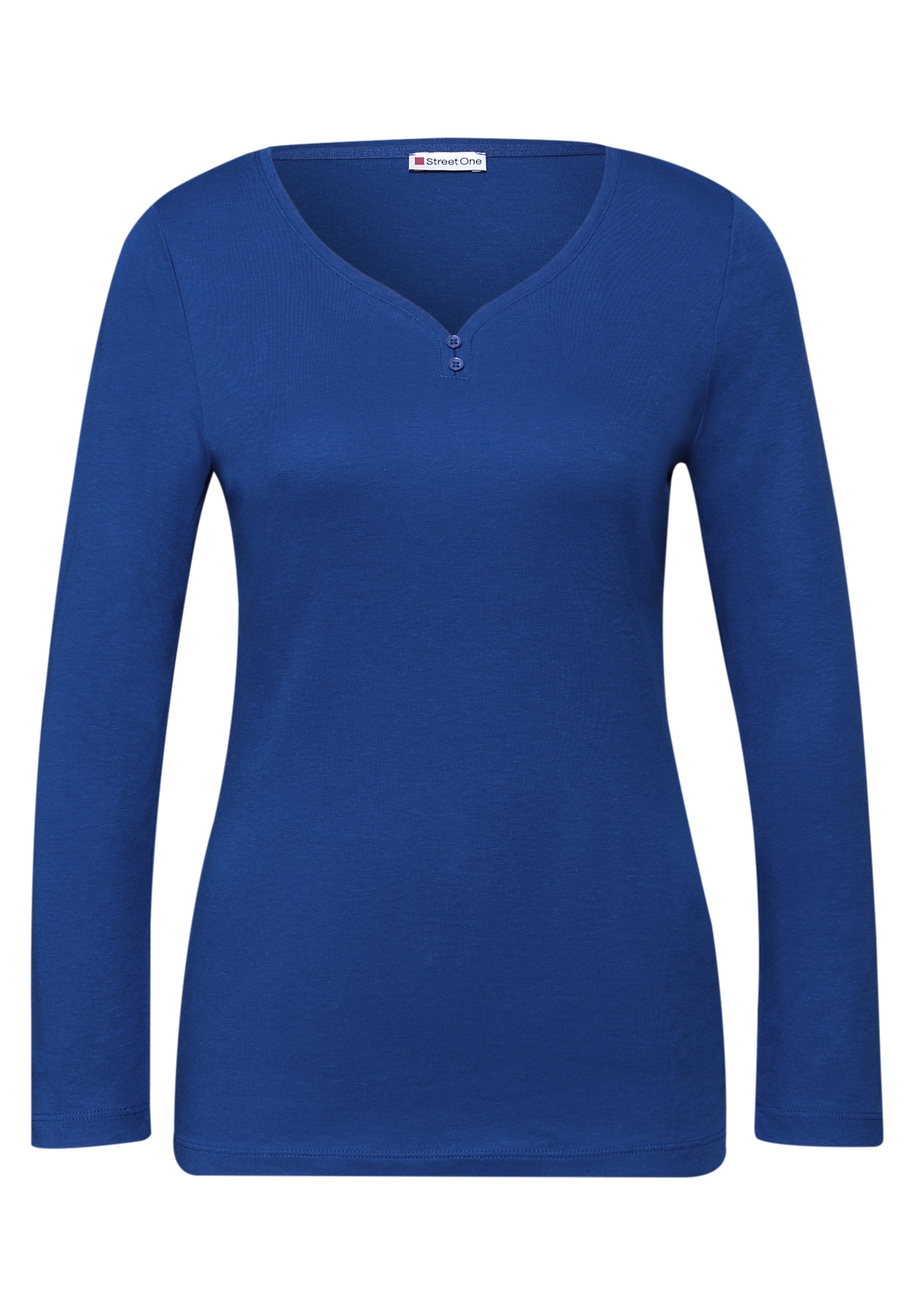 STREET ONE 3/4-Arm-Shirt im soften Baumwoll-Mix