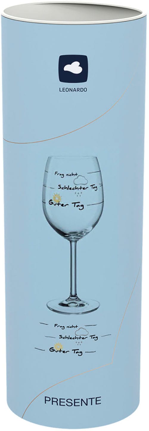 LEONARDO Weinglas »PRESENTE 'Guter Tag'«, 460 ml