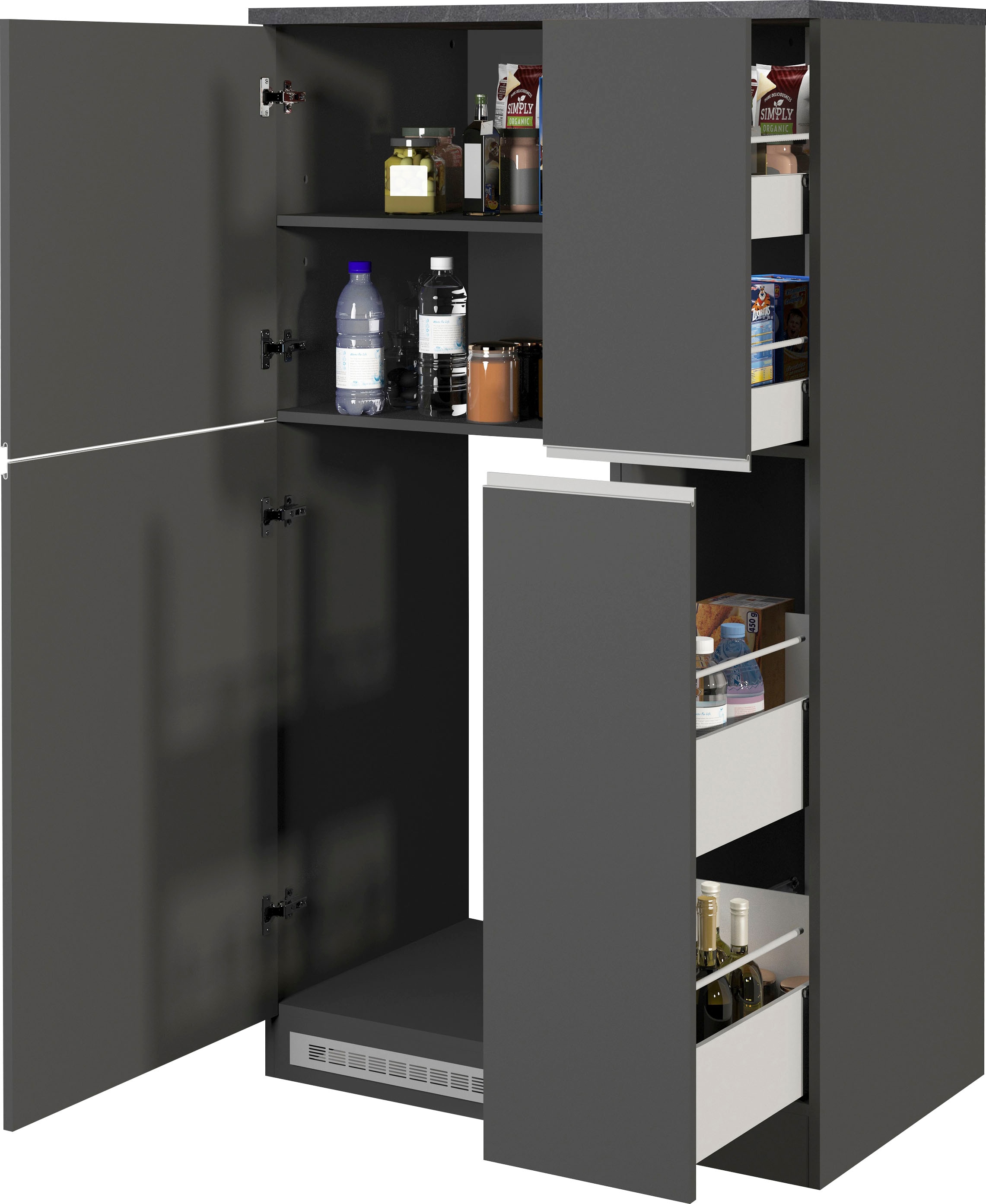 KOCHSTATION Küche "KS-Sole Küchenschrank-Set", Breite 90 cm,Umbau-und Apoth günstig online kaufen