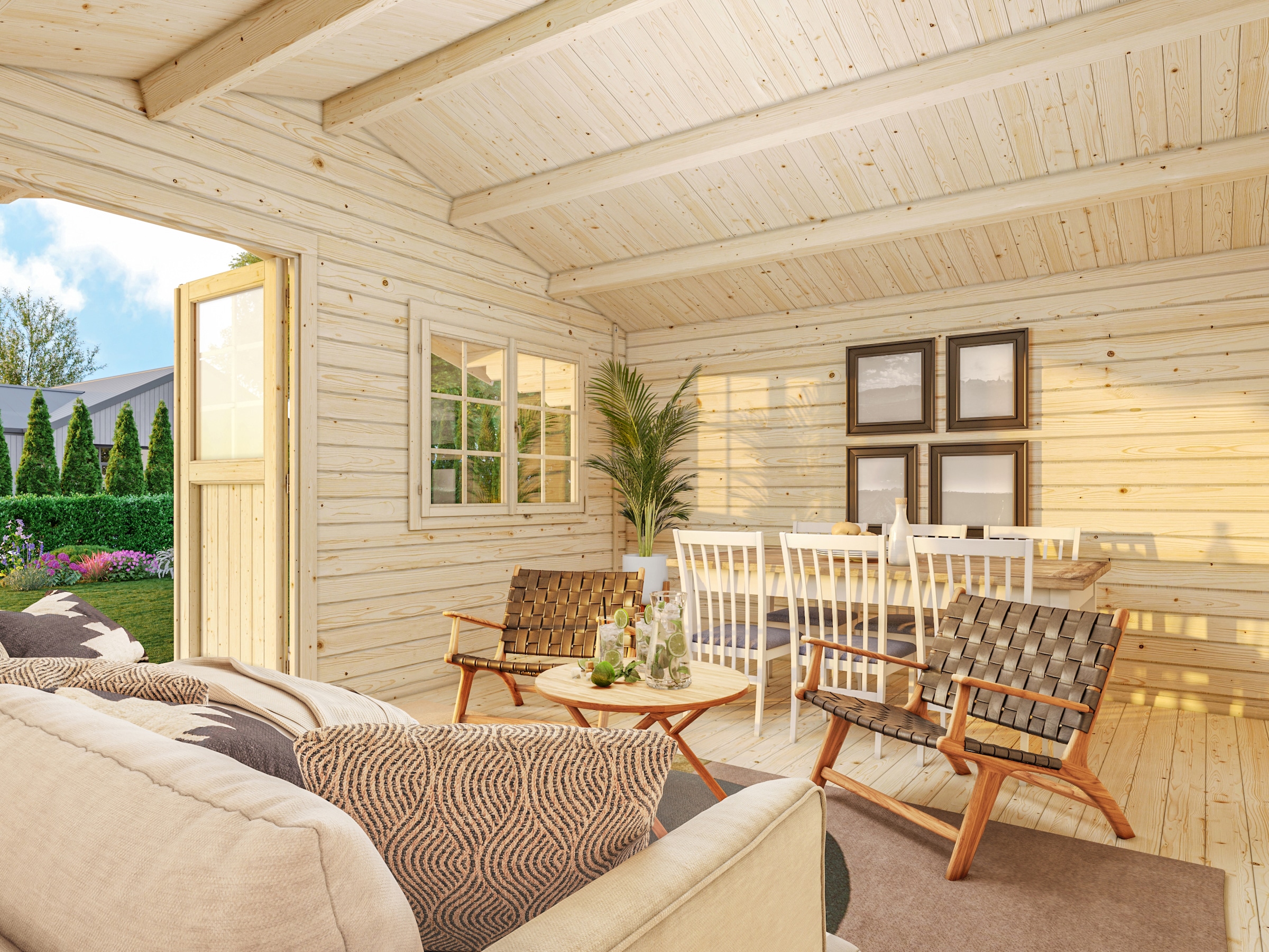 Palmako Gartenhaus »Sally« verschiedene Farben