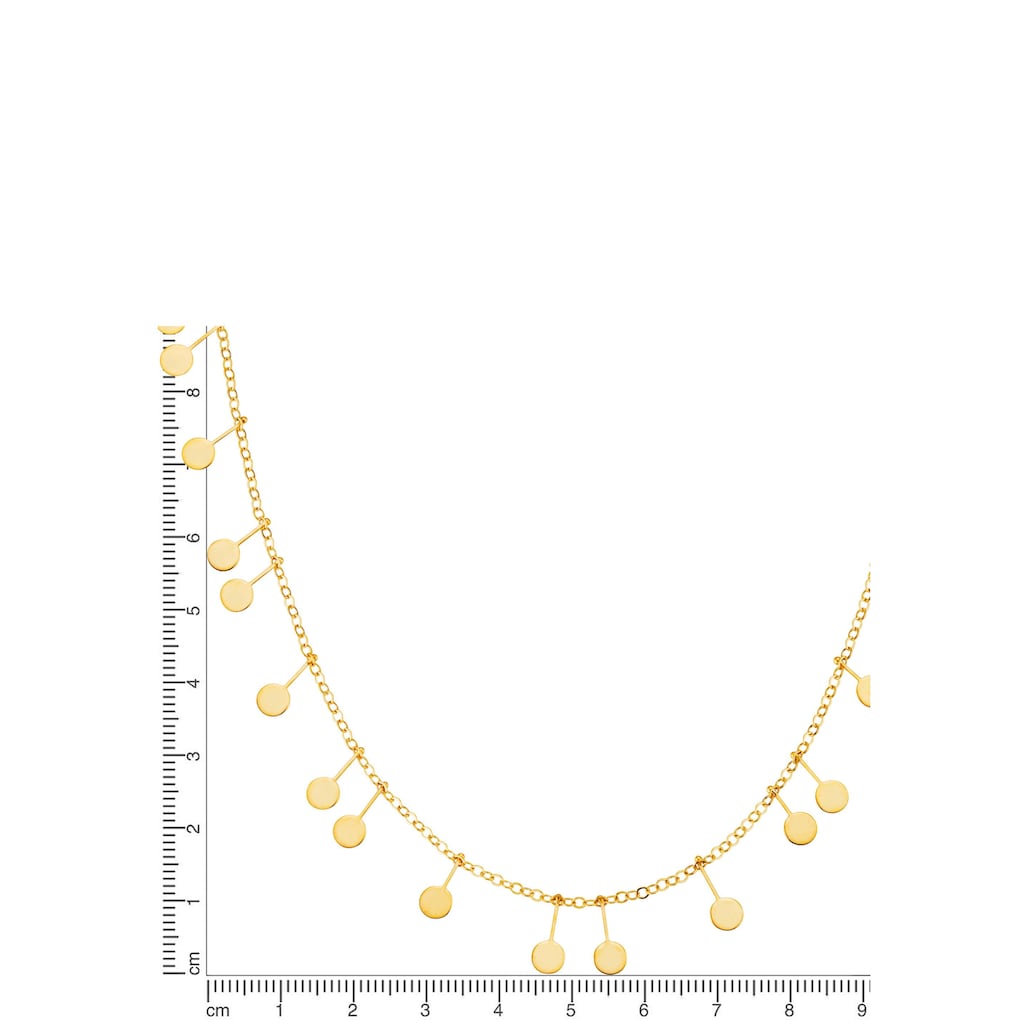 Firetti Kette mit Anhänger »Schmuck Geschenk Gold 375 Halsschmuck Halskette Goldkette Ankerkette«