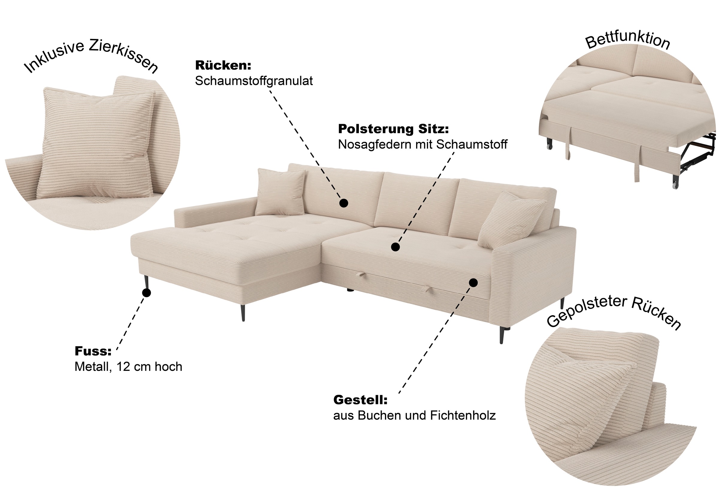 Trends by HG Ecksofa »Summer«