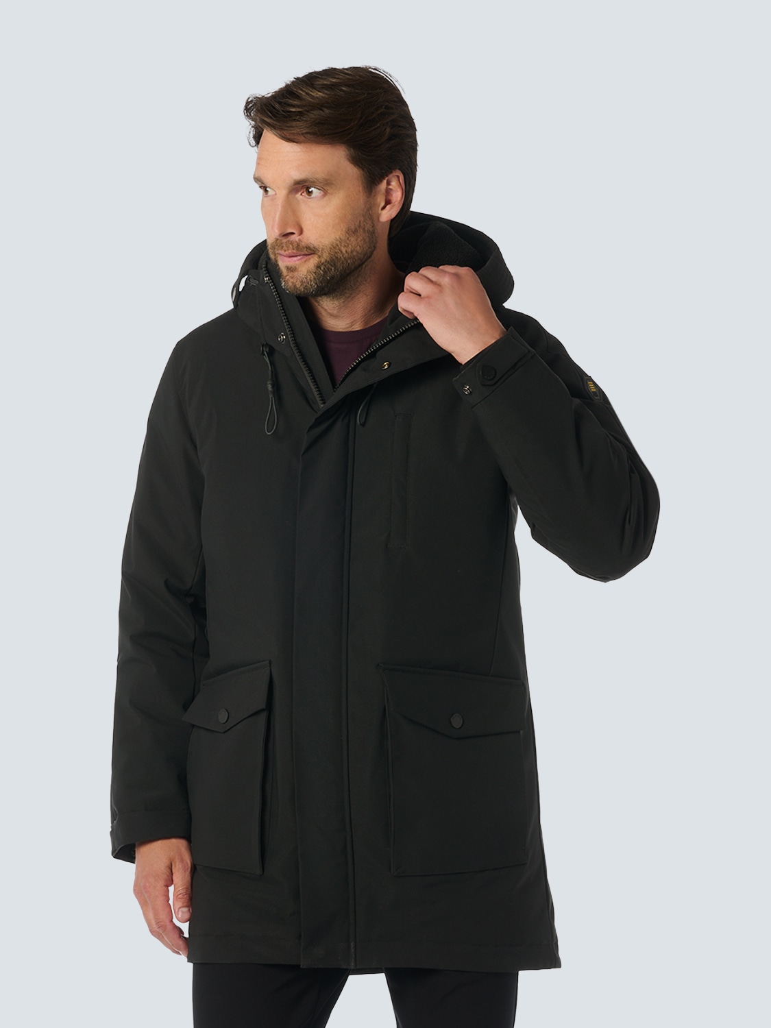 Parka »No Excess Langer Mantel mit Kapuze«