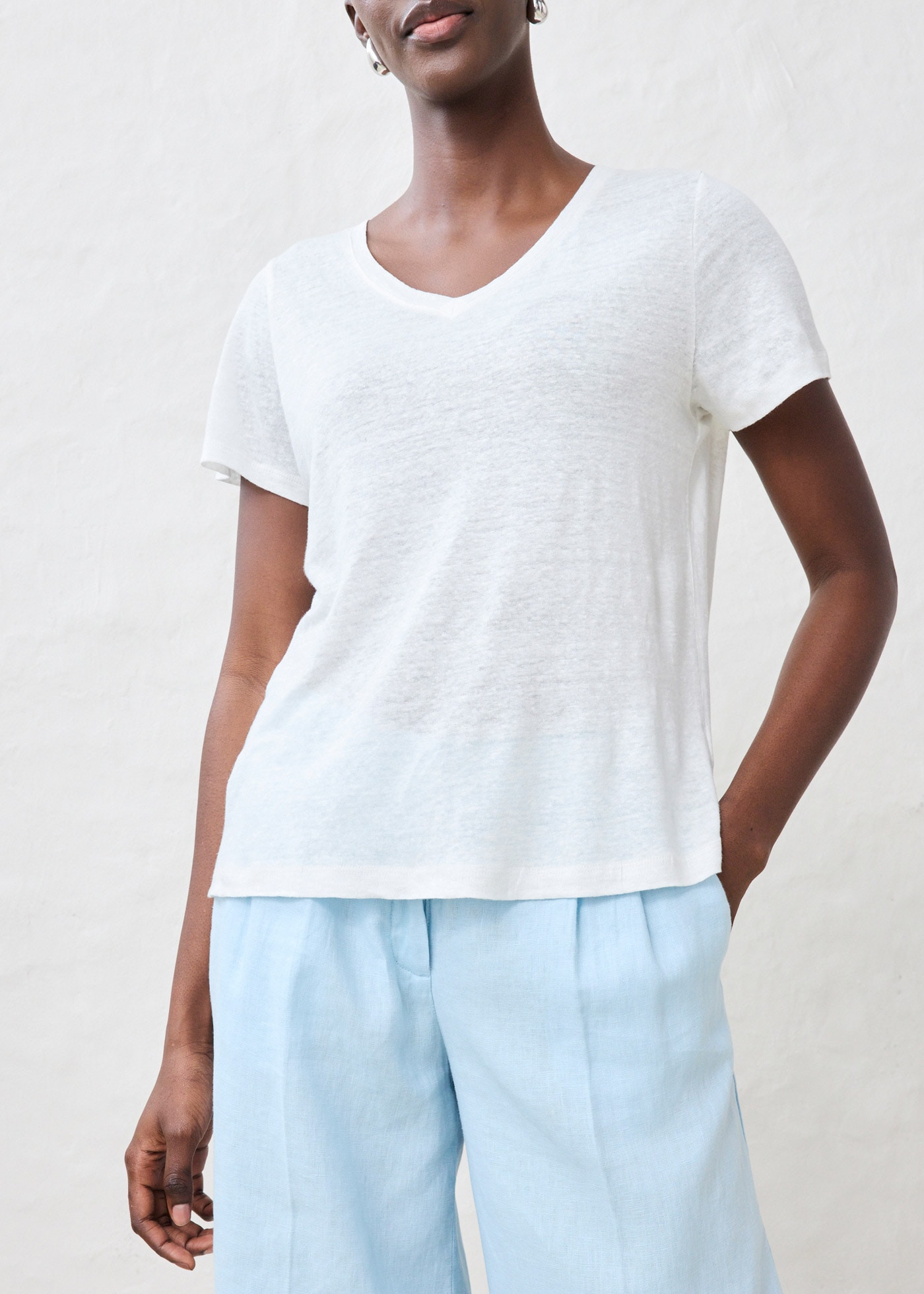 bonprix T-Shirt "Shirt aus reinem Leinen" Shirt aus reinem Leinen günstig online kaufen