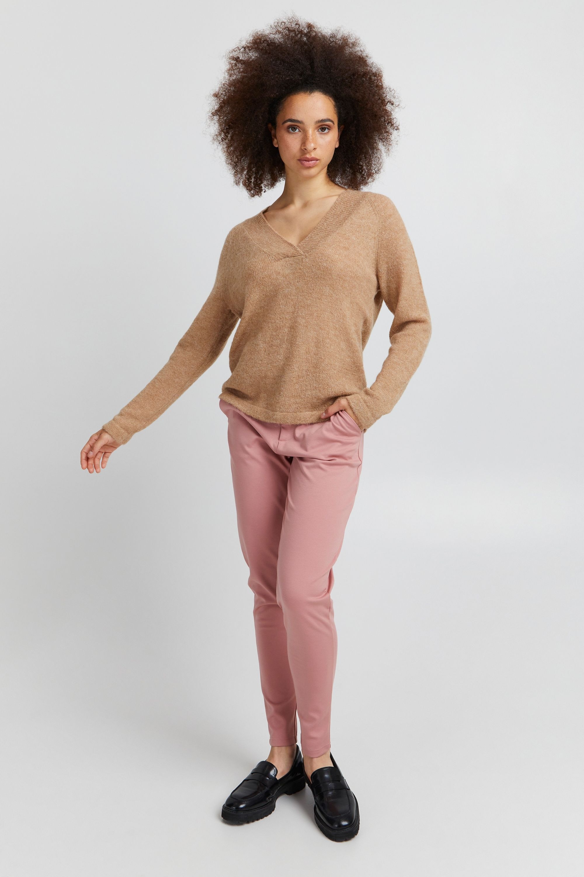 Ichi Strickfleece-Pullover »Strickpullover IHKamara«