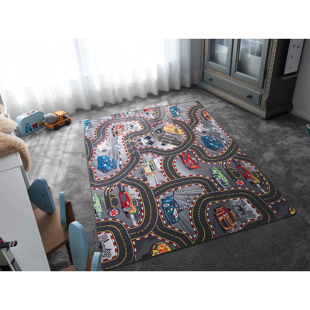 Primaflor-Ideen in Textil Kinderteppich »Spielteppich CARS«, rechteckig