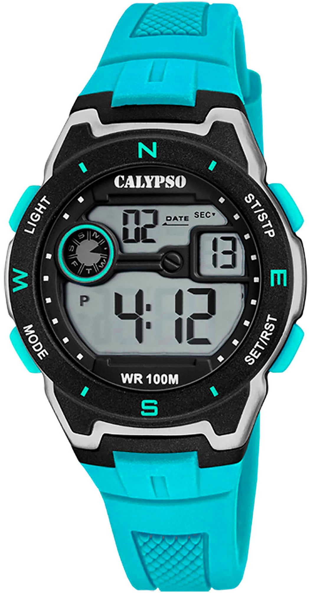 CALYPSO WATCHES "Digital Crush" Kinderuhr, Quarzuhr, Armbanduhr, Junge, digital, Tag, Wochentag, Monat