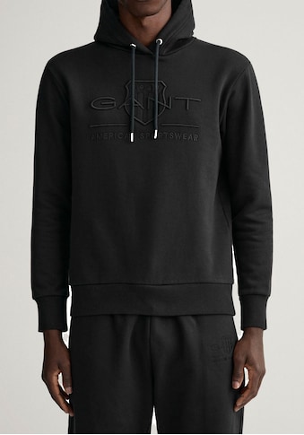 Gant Kapuzensweatshirt »TONAL ARCHIVE SHIELD«, mit Bündchen an Ärmel und Saum kaufen