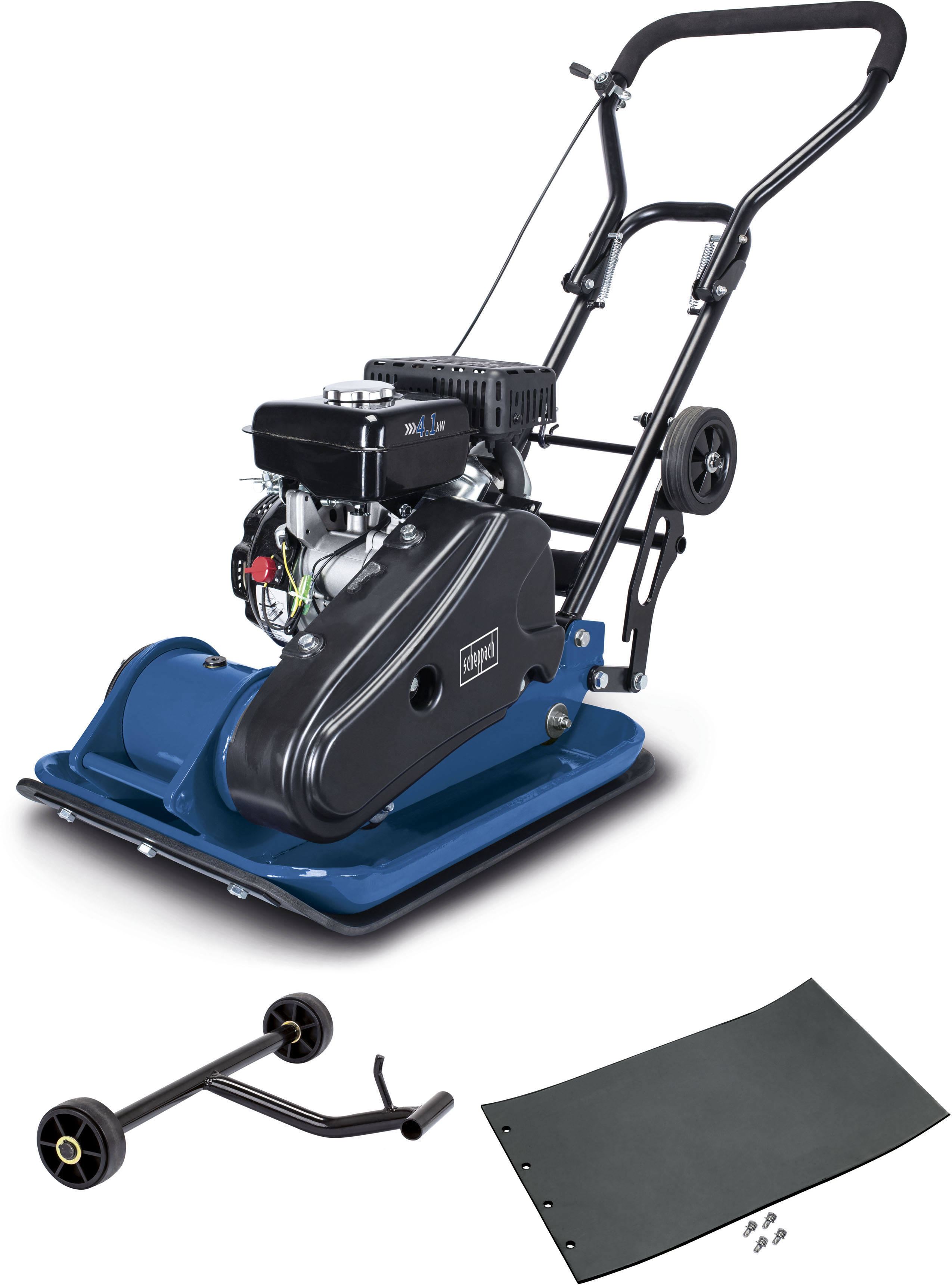 Rüttelplatte »HP2300s«, 23000 N, 5,6 PS, 4-Takt-Benzinmotor,inkl. Fahrvorrichtung &...