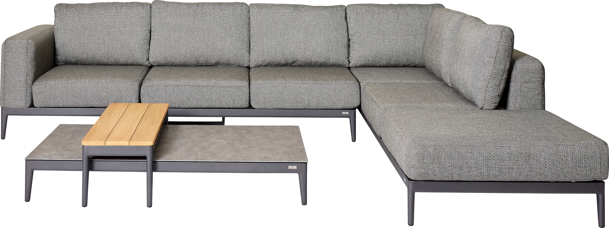 Best Gartenlounge-Set "Athene" Set, 2 Stk. tlg. Lounge-Set mit zwei Beistel günstig online kaufen