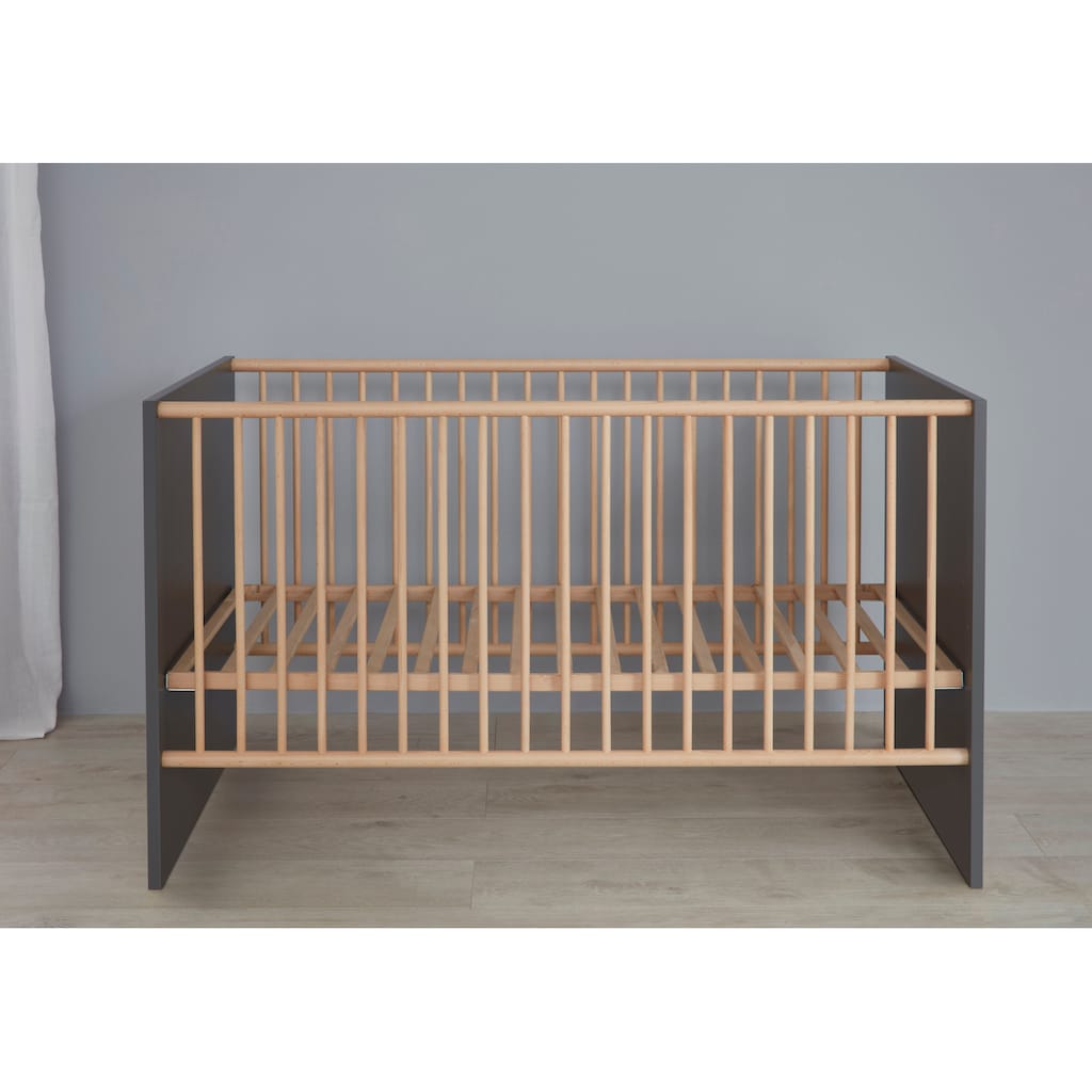 trendteam Babymöbel-Set »Mats«, (Set, 3 St., Bett, Wickelkommode, Schrank)