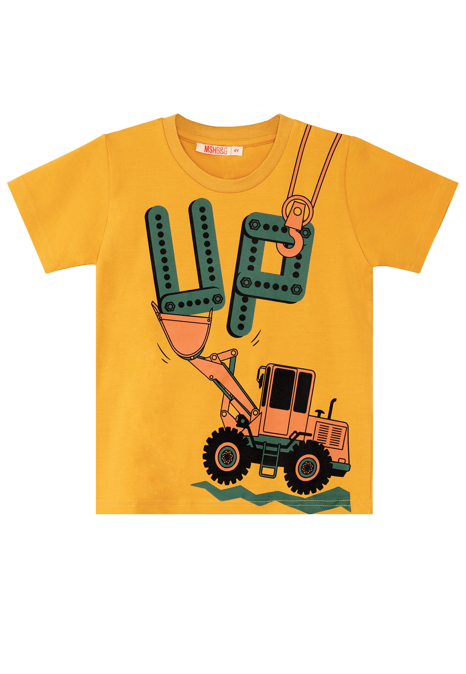 Thumbnail - Denokids Hausanzug "Digger Up" 1 tlg. mit Bagger-Aufdruck