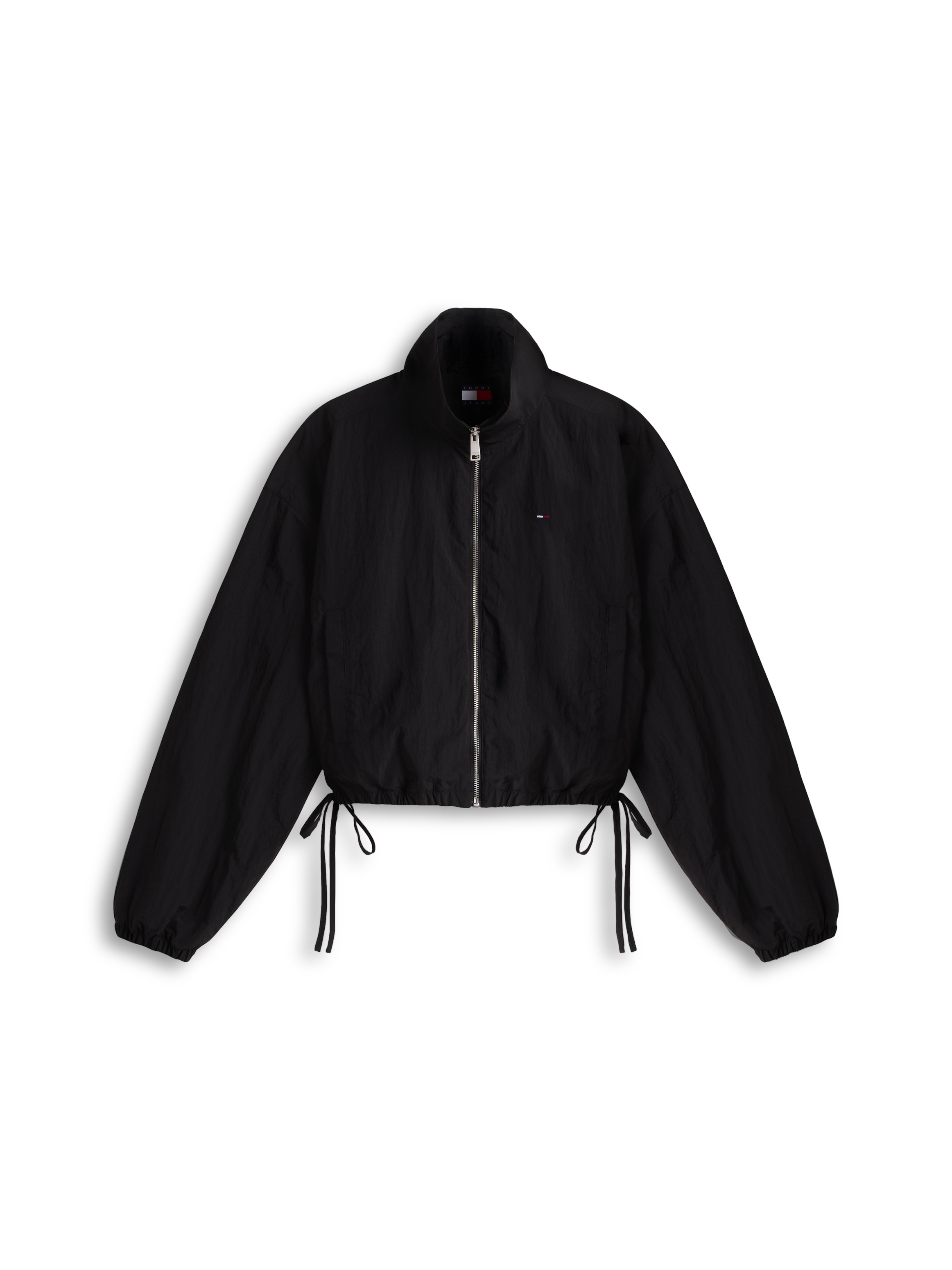 Tommy Jeans Kurzjacke »TJW TIE SIDE HIGH NECK JACKET« Taillenbund mit seitlichen Bindebändern