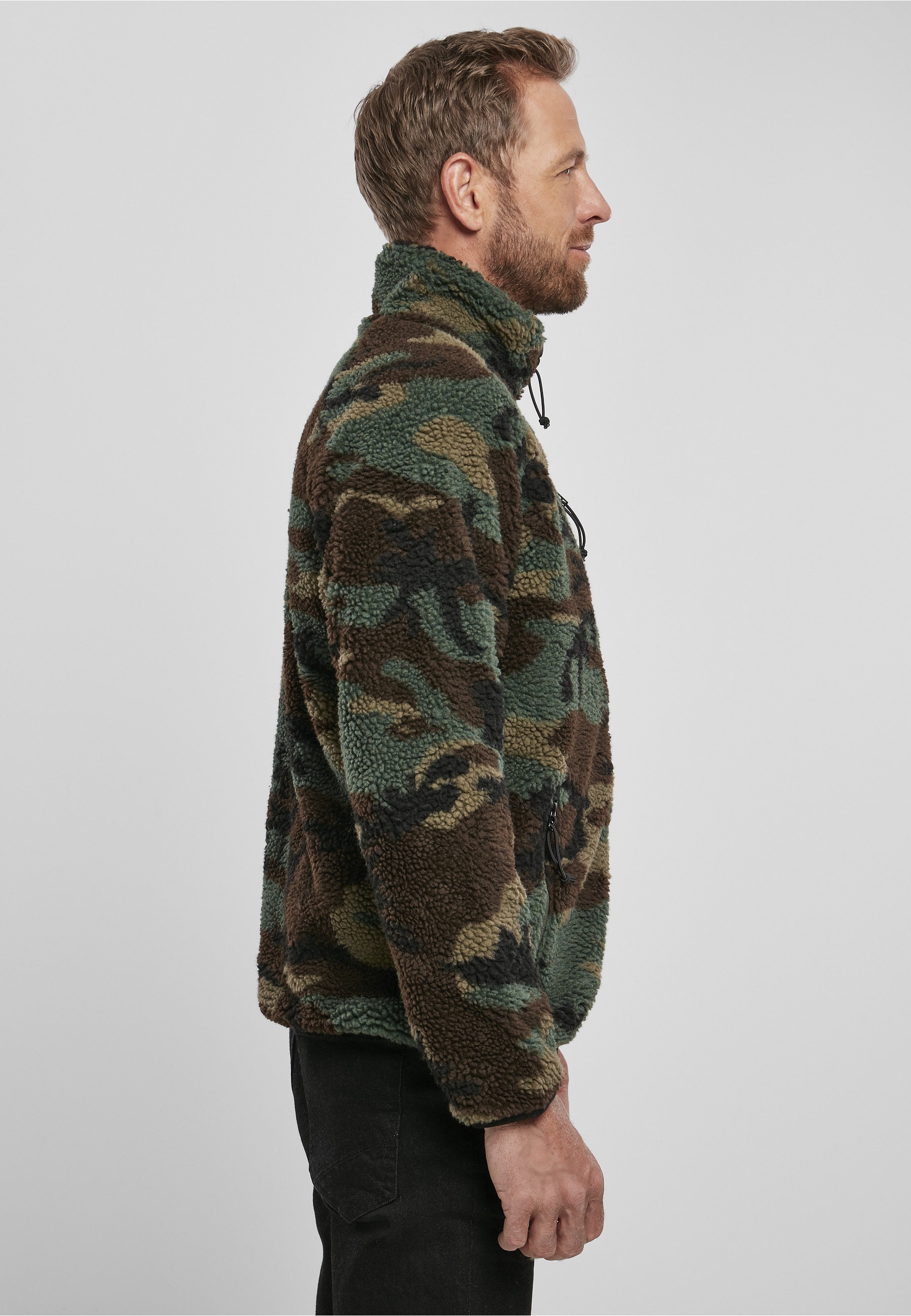 Brandit Allwetterjacke »Brandit Herren Teddyfleece Jacket« 1 Stk. tlg. ohne Kapuze