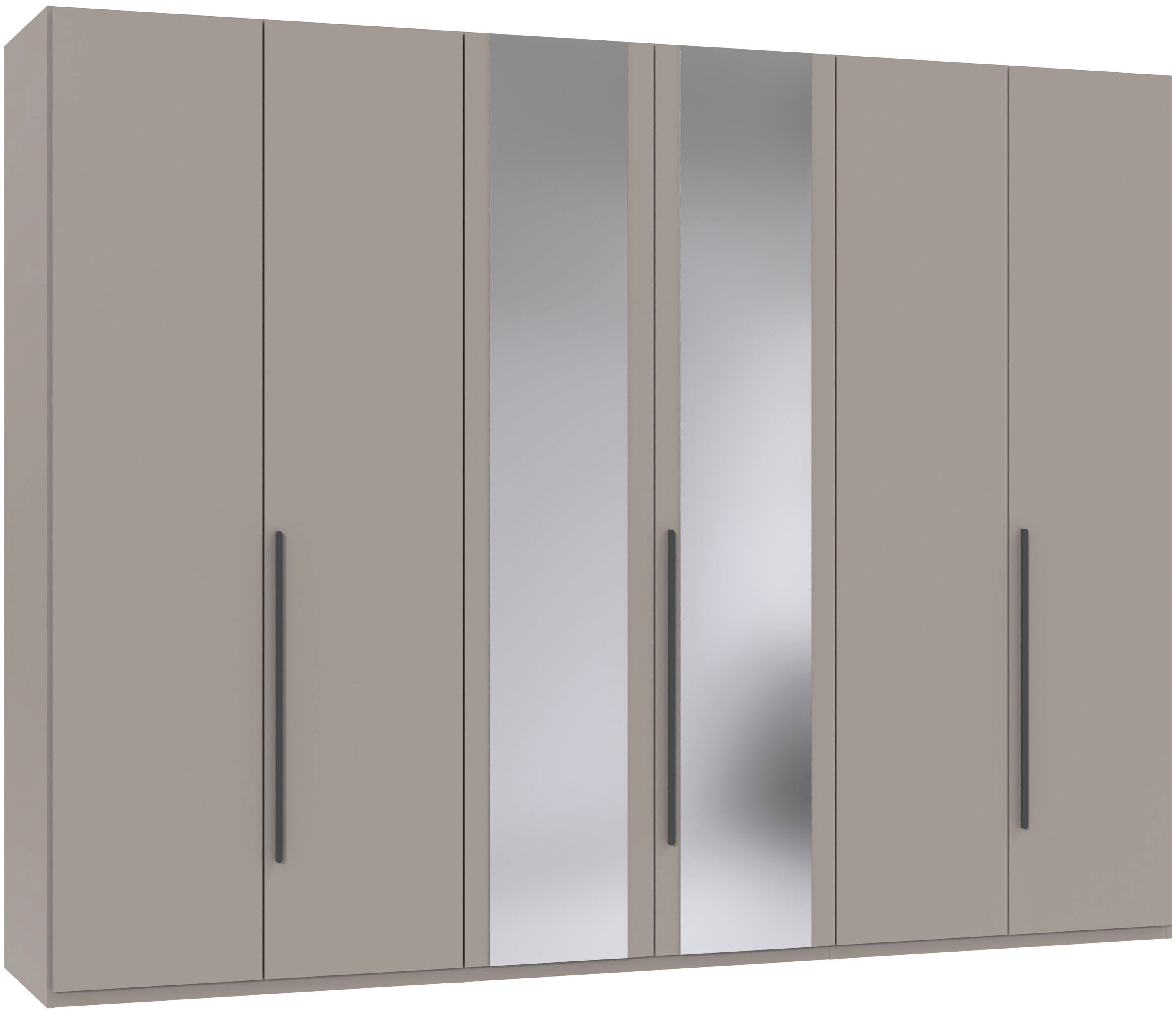 Wimex Drehtürenschrank "London in den Breiten 180cm, 225cm und 270cm erhältlich, inkl. Spiegel" Kleiderschrank wahlweise mit Basic- o. Premium-Ausstattung erhältlich