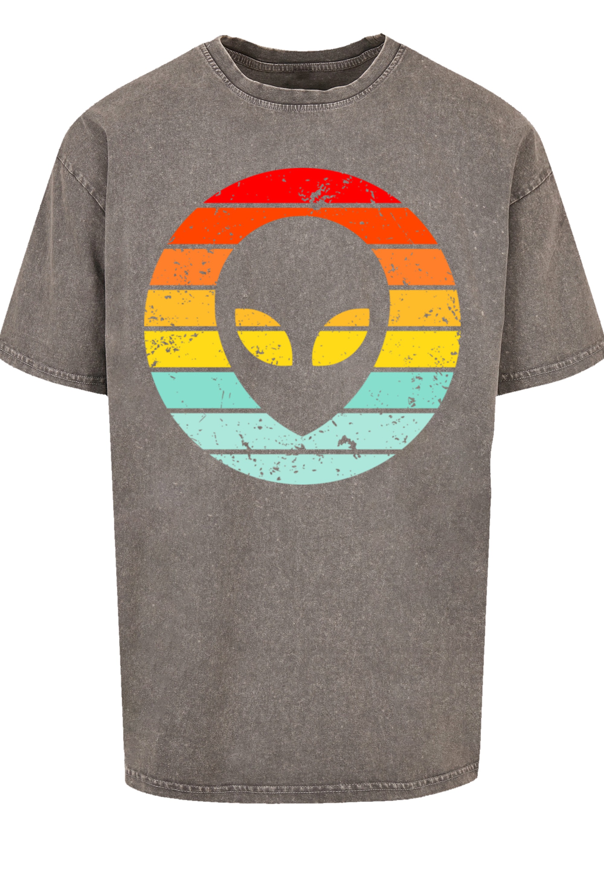 F4NT4STIC T-Shirt »Alien Retro Sonnenuntergang«, Premium Qualität