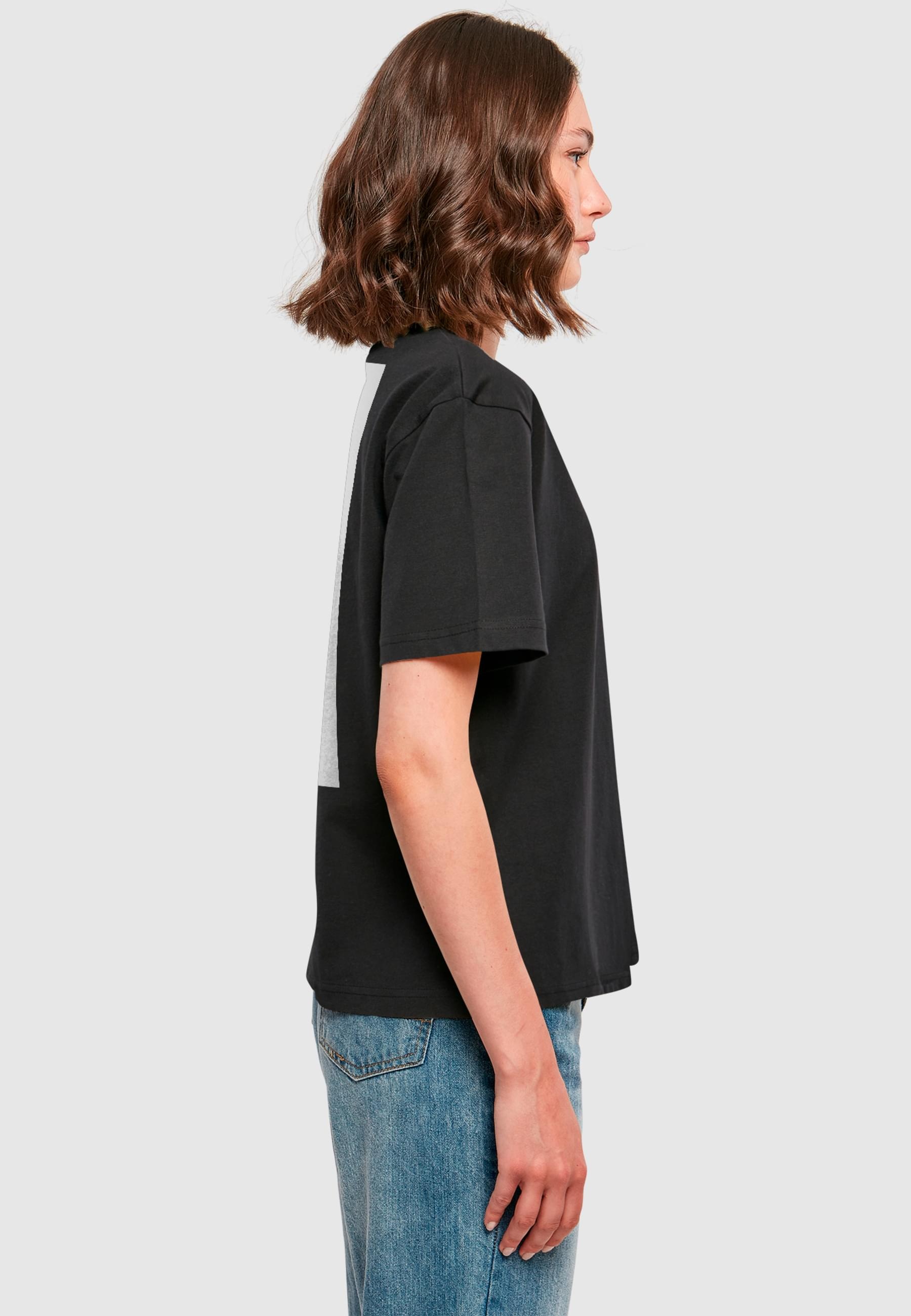Miss Tee T-Shirt »Miss Tee Damen Girls Peace Hand Tee«, (1 tlg.)