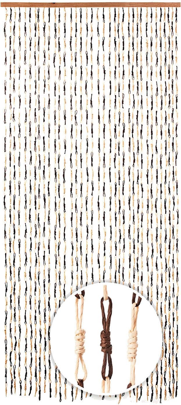 locker Türvorhang "KNOTS" Hakenaufhängung 1 Stk. tlg. günstig online kaufen