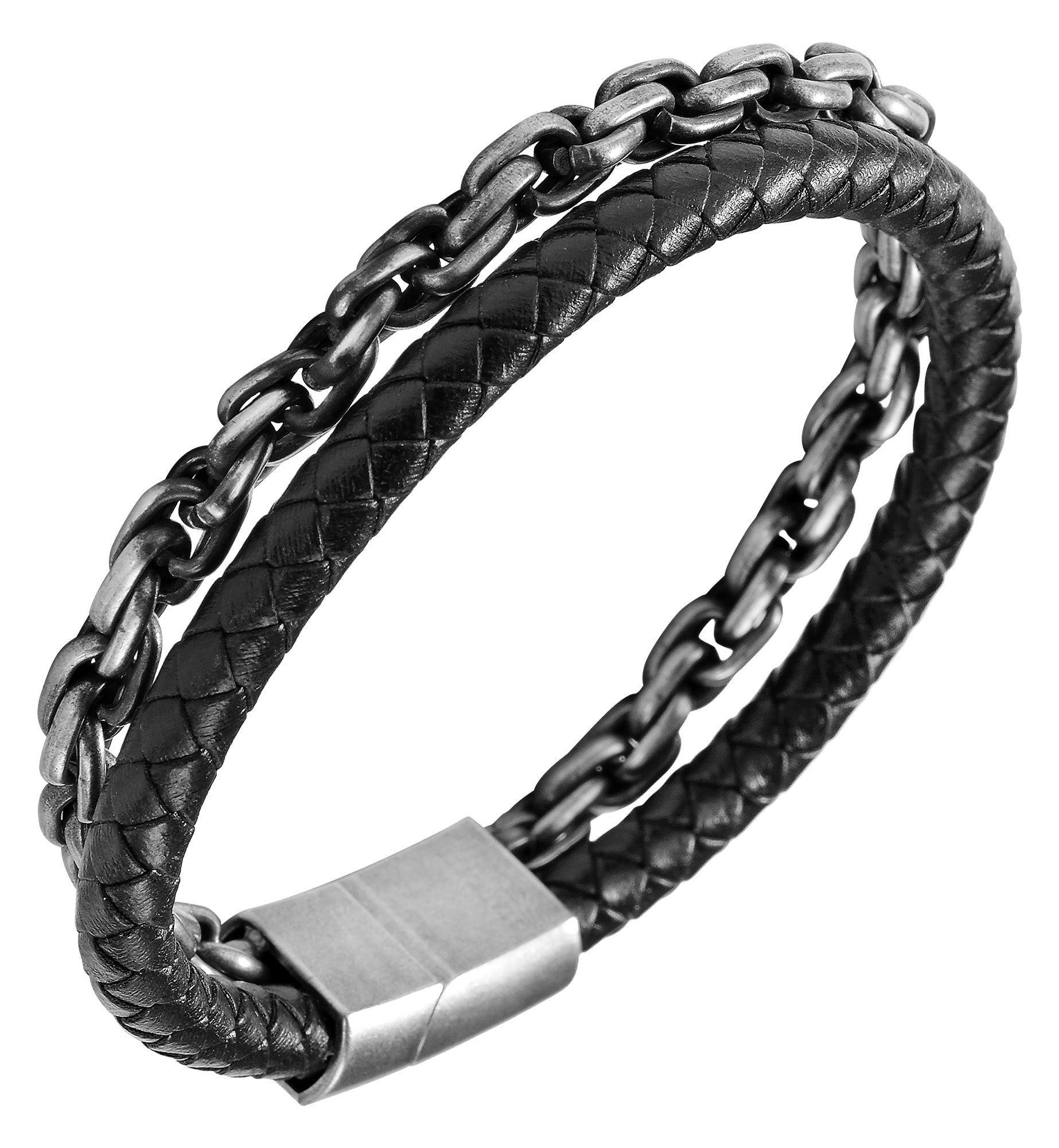Adelia´s Armband »Armband – Lederarmband aus Leder 19 cm« Ideal als Geschenk – dezent und elegant
