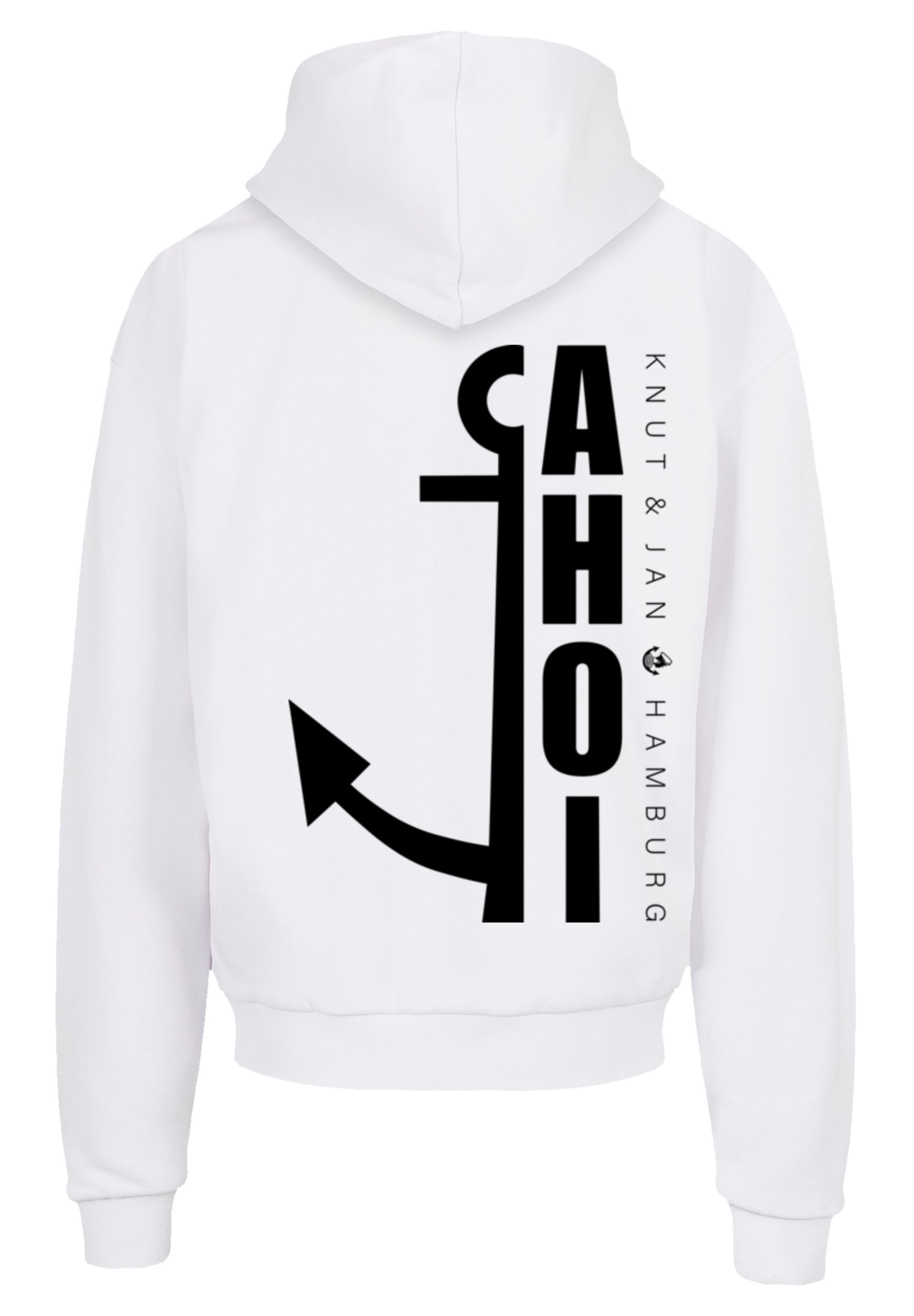F4NT4STIC Kapuzenpullover »Ahoi Anker Knut & Jan Hamburg«, Print