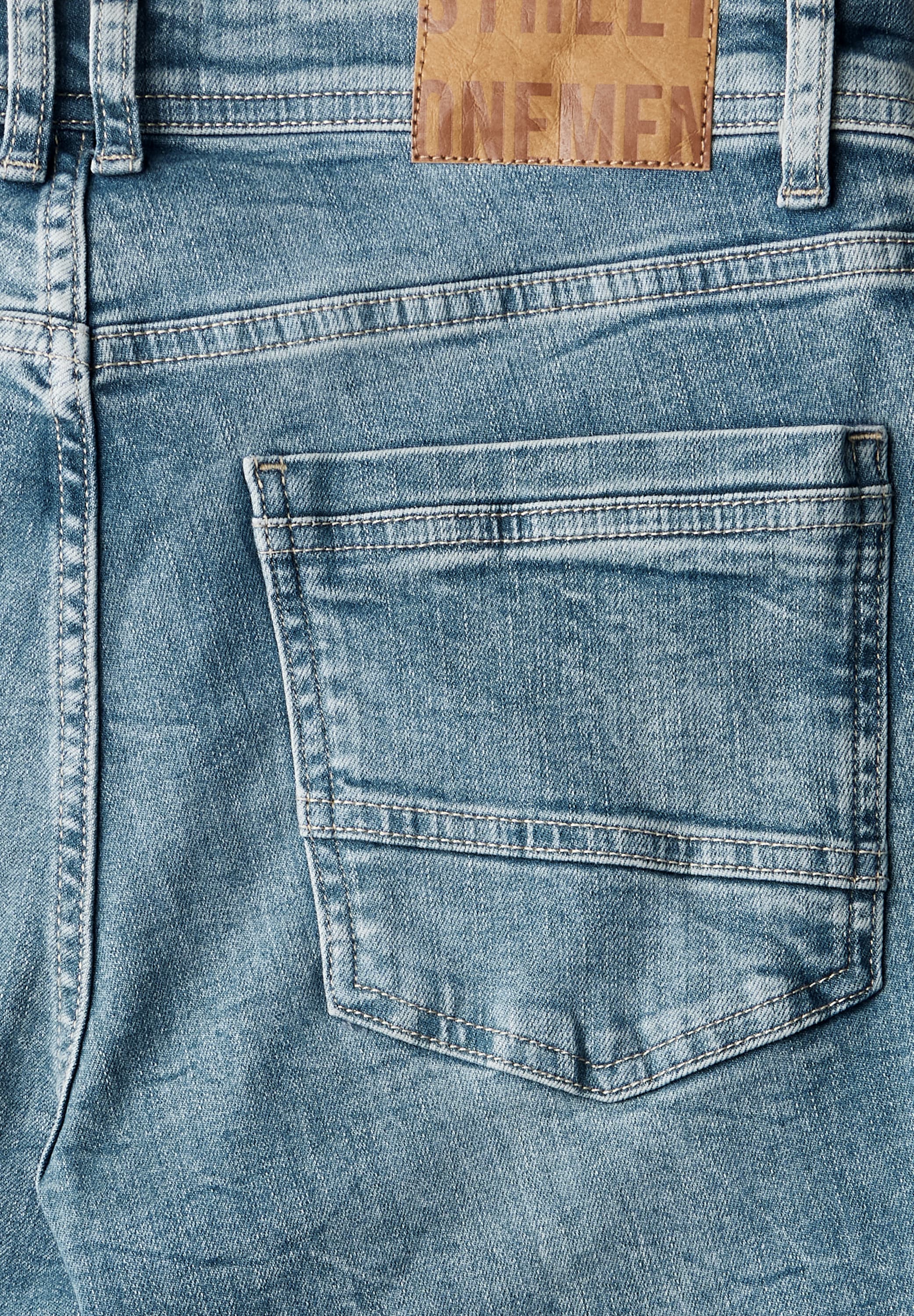 STREET ONE MEN Slim-fit-Jeans, 5-Pocket-Style