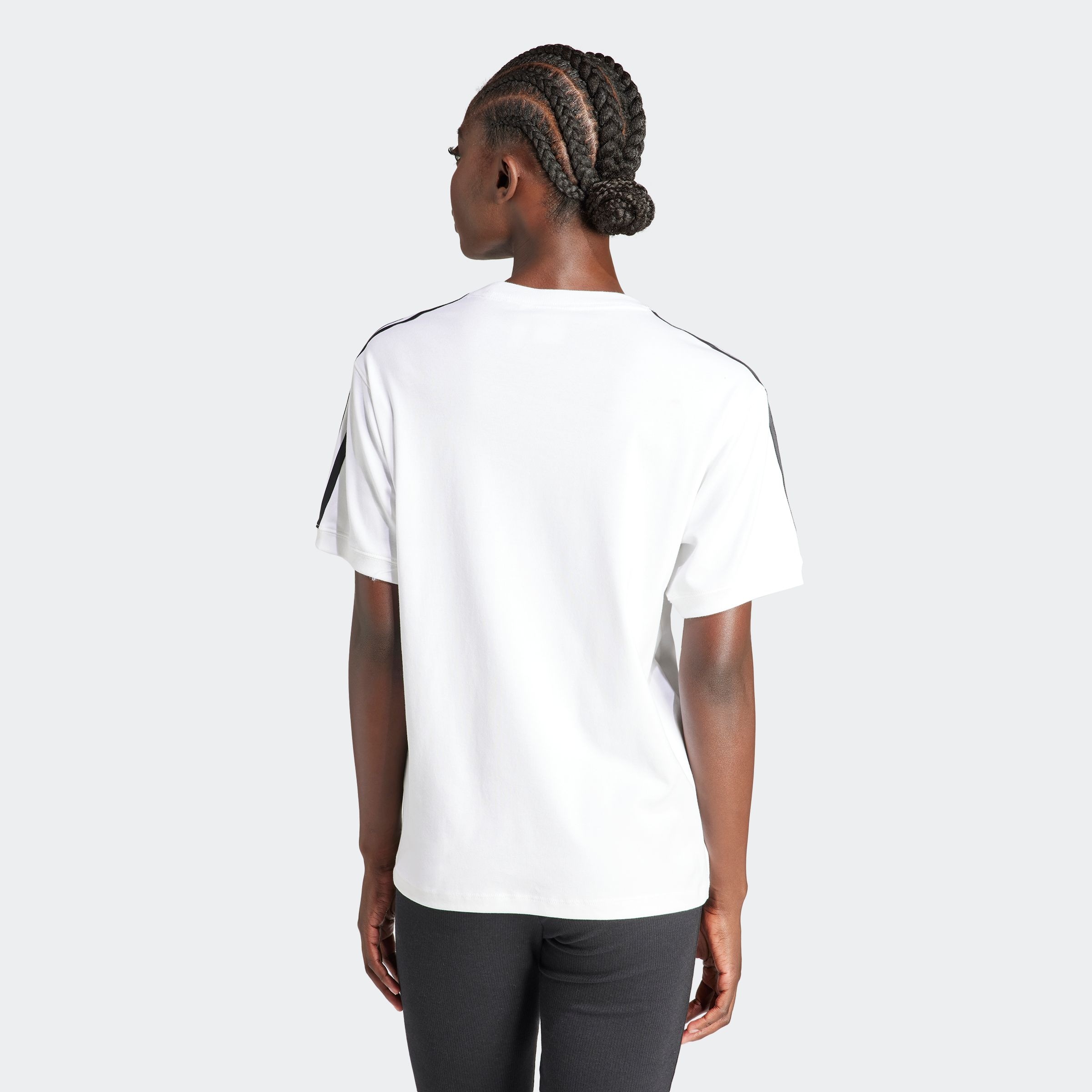 adidas Originals T-Shirt »3 STRIPE TEE«, drei Streifen Shirt mit Trefoil Logo