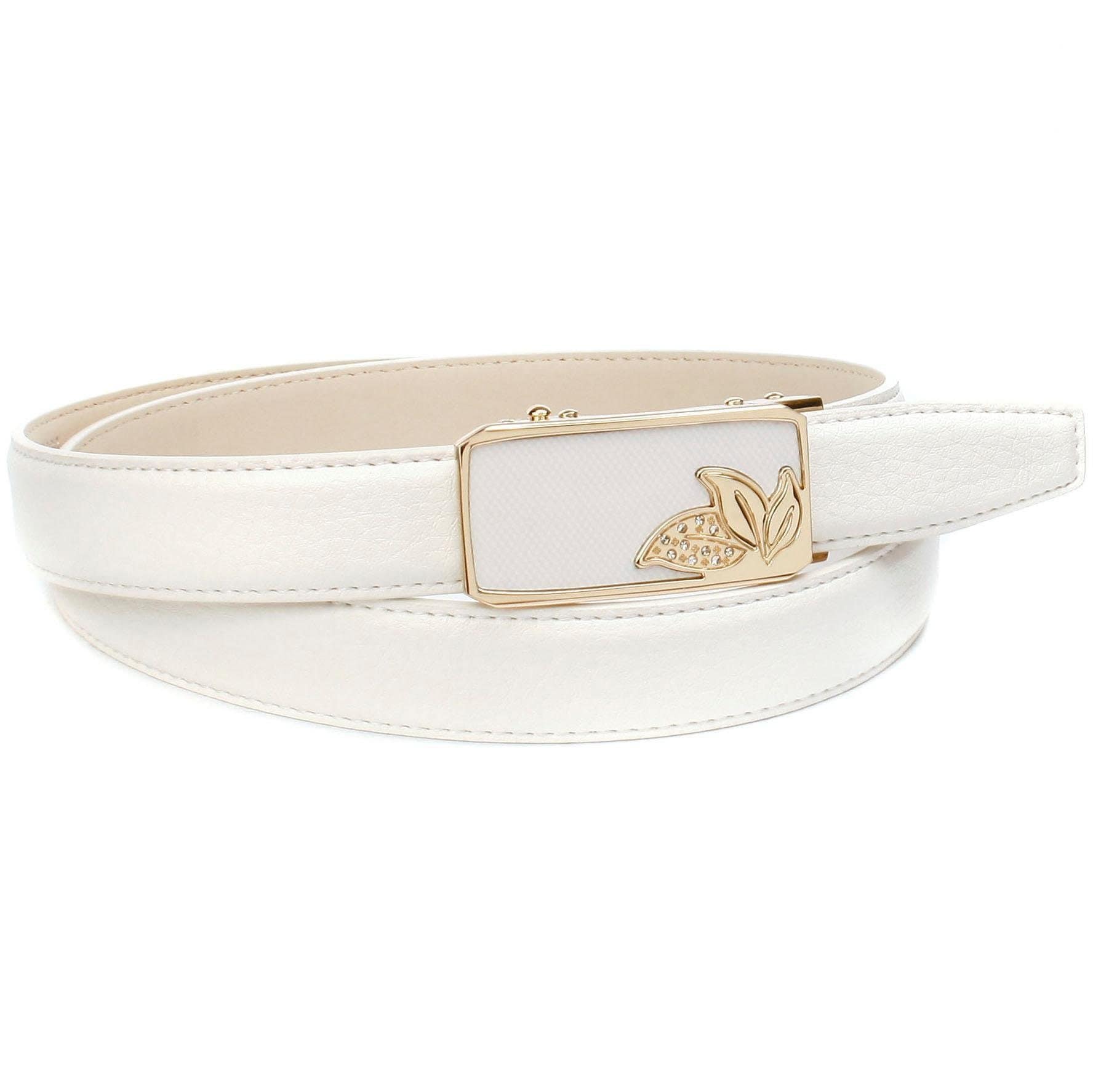 Anthoni Crown Ledergürtel, mit goldfarbener Automatik-Schließe, kleine  Blätter online bestellen | BAUR | Anzuggürtel
