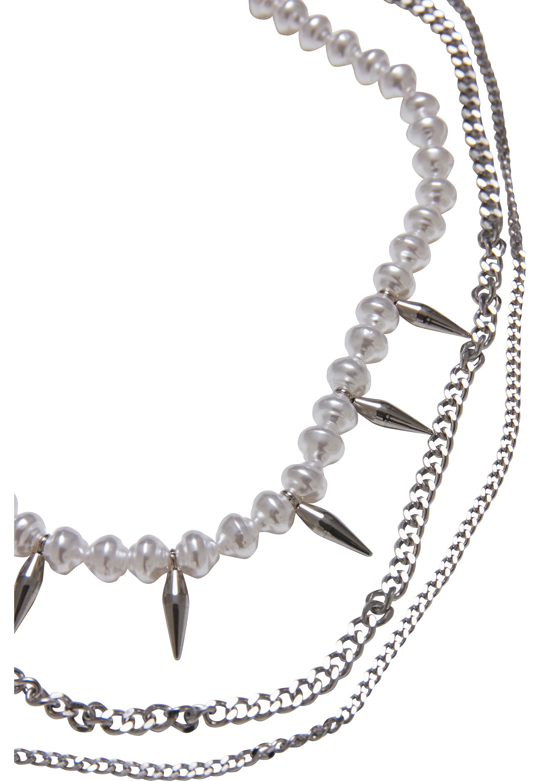 URBAN CLASSICS Kette mit Anhänger »Urban Classics Unisex Meridian Pearl Layering Necklace«