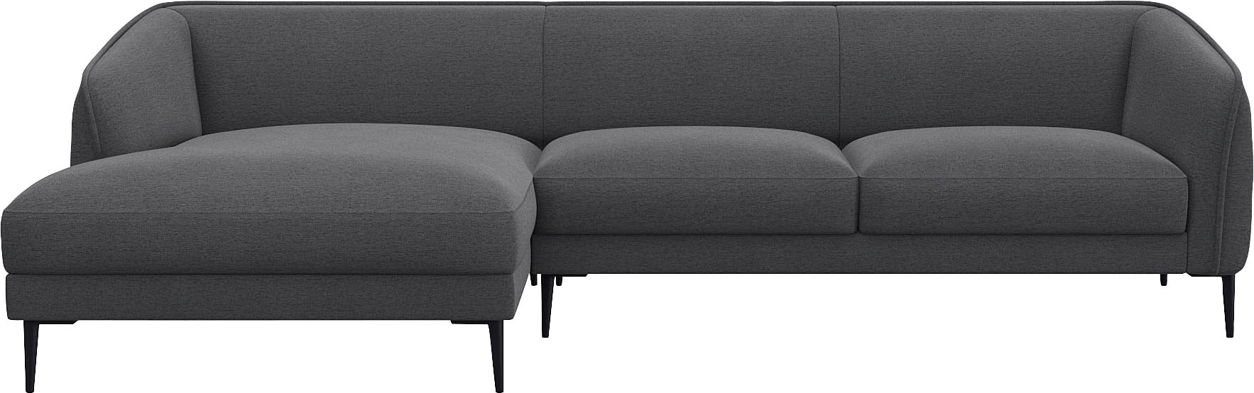 FLEXLUX Ecksofa "Belle Designsofa, L-Form, B/T 288/149 cm", Skandinavisches günstig online kaufen