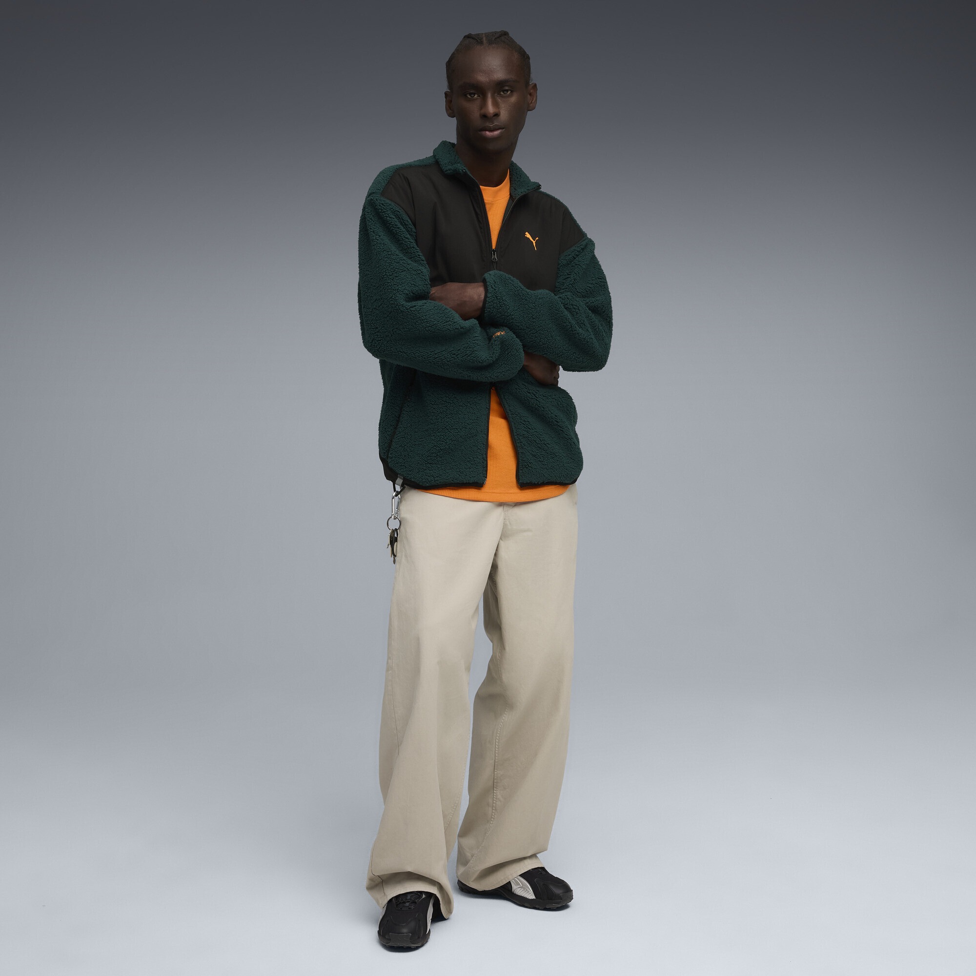 PUMA Trainingsjacke »PUMATECH Relaxed Sherpa Jacke Herren«