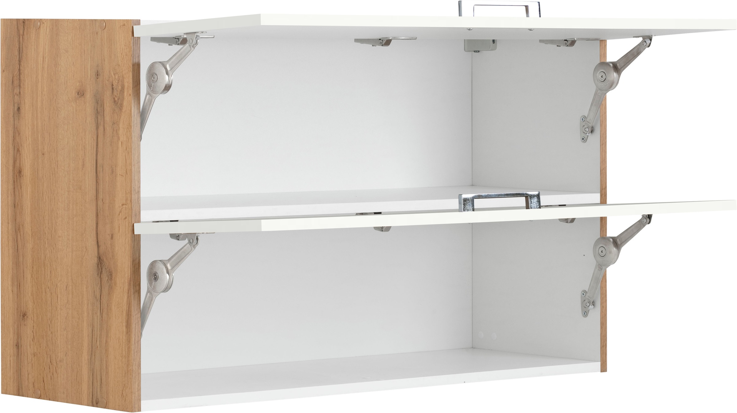 KOCHSTATION Klapphängeschrank »KS-Colmar«, 100 cm, mit Metallgriff, für viel Stauraum