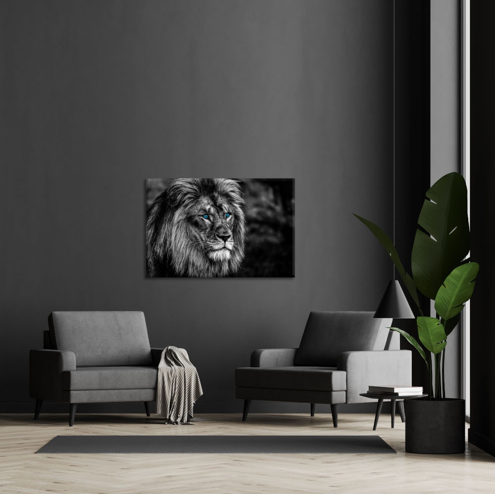 Bönninghoff Leinwandbild Löwe 1 Stk. tlg. BxH: 90x60 cm günstig online kaufen