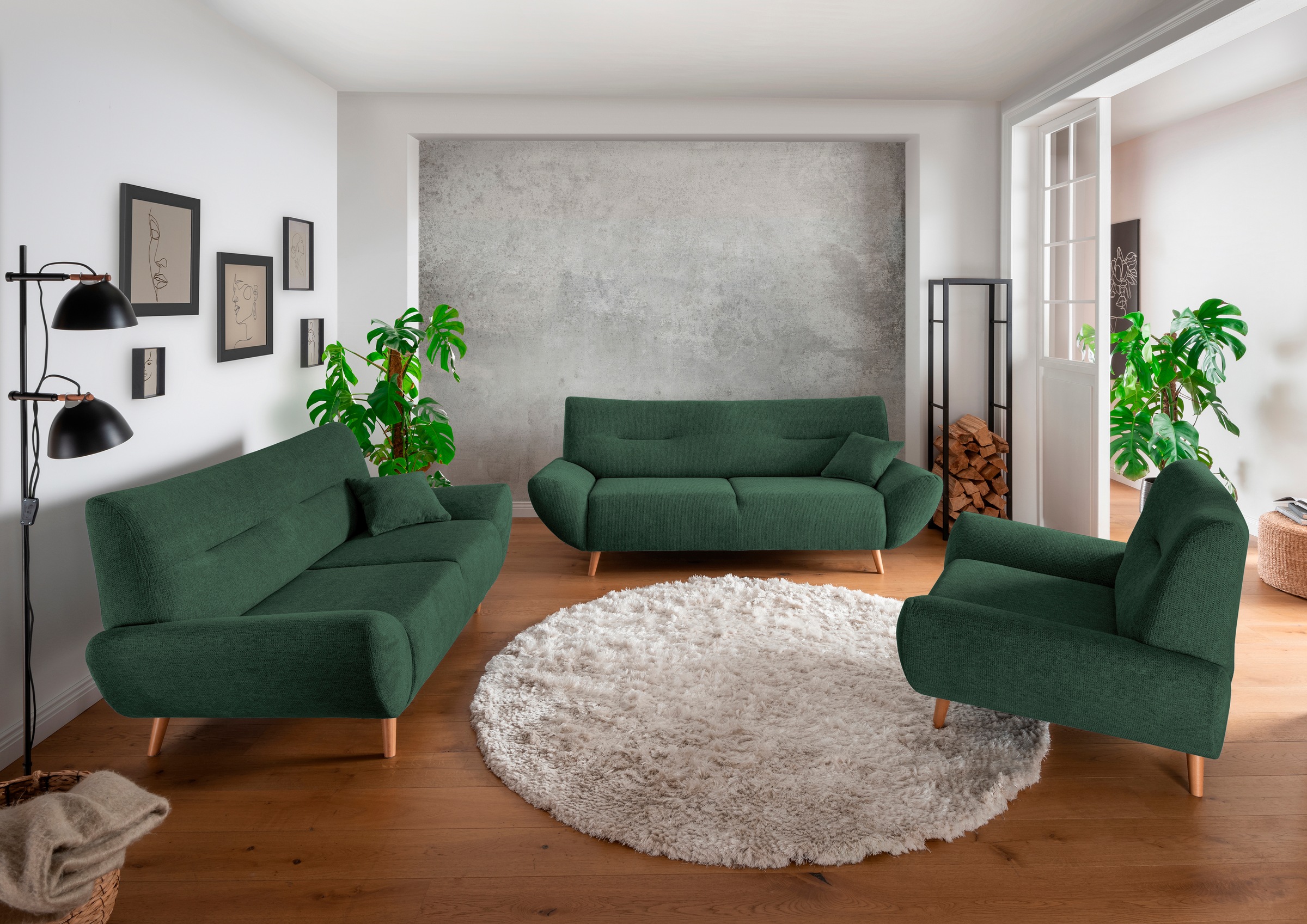 INOSIGN Polstergarnitur "Drago elegant und zeitlos, komfortabel, moderne Fo günstig online kaufen