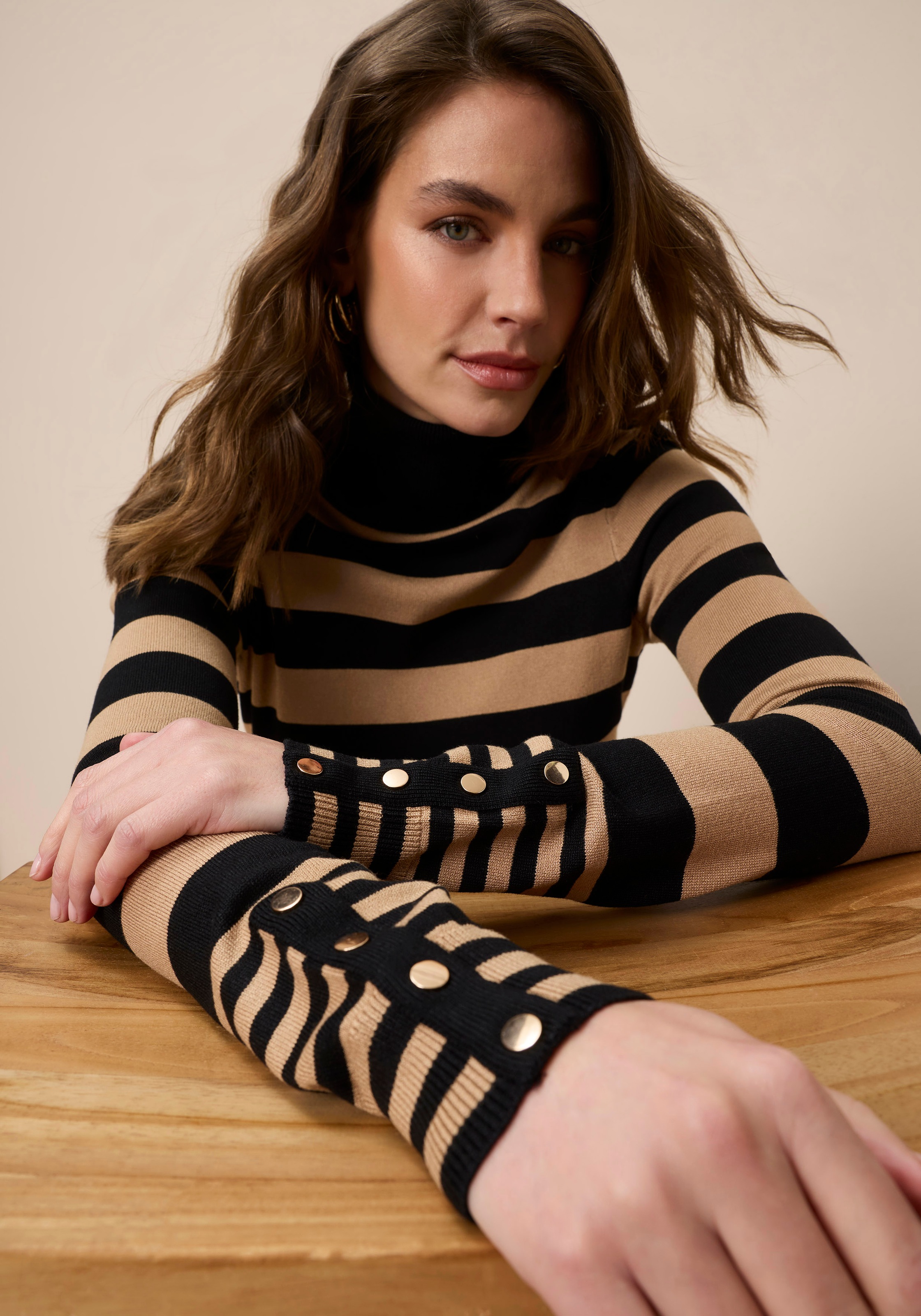 Tamaris Rollkragenpullover im lässigen Streifendesign günstig online kaufen