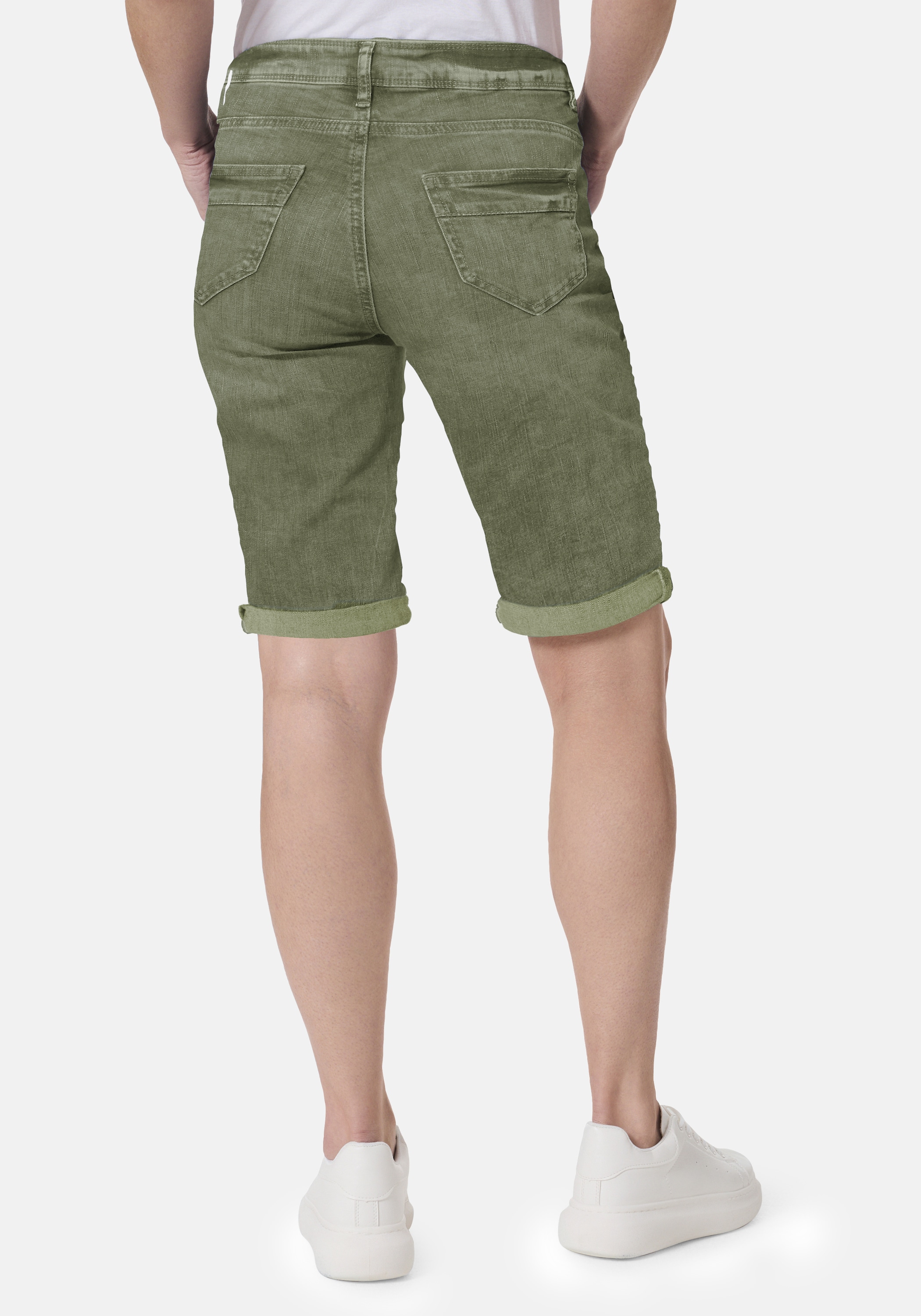 STOOKER WOMEN Bermudas »KORFU Bermuda Boyfriend Fit«, Bermuda 5-Pocket Boyfriend Fit Power Stretch für Damen