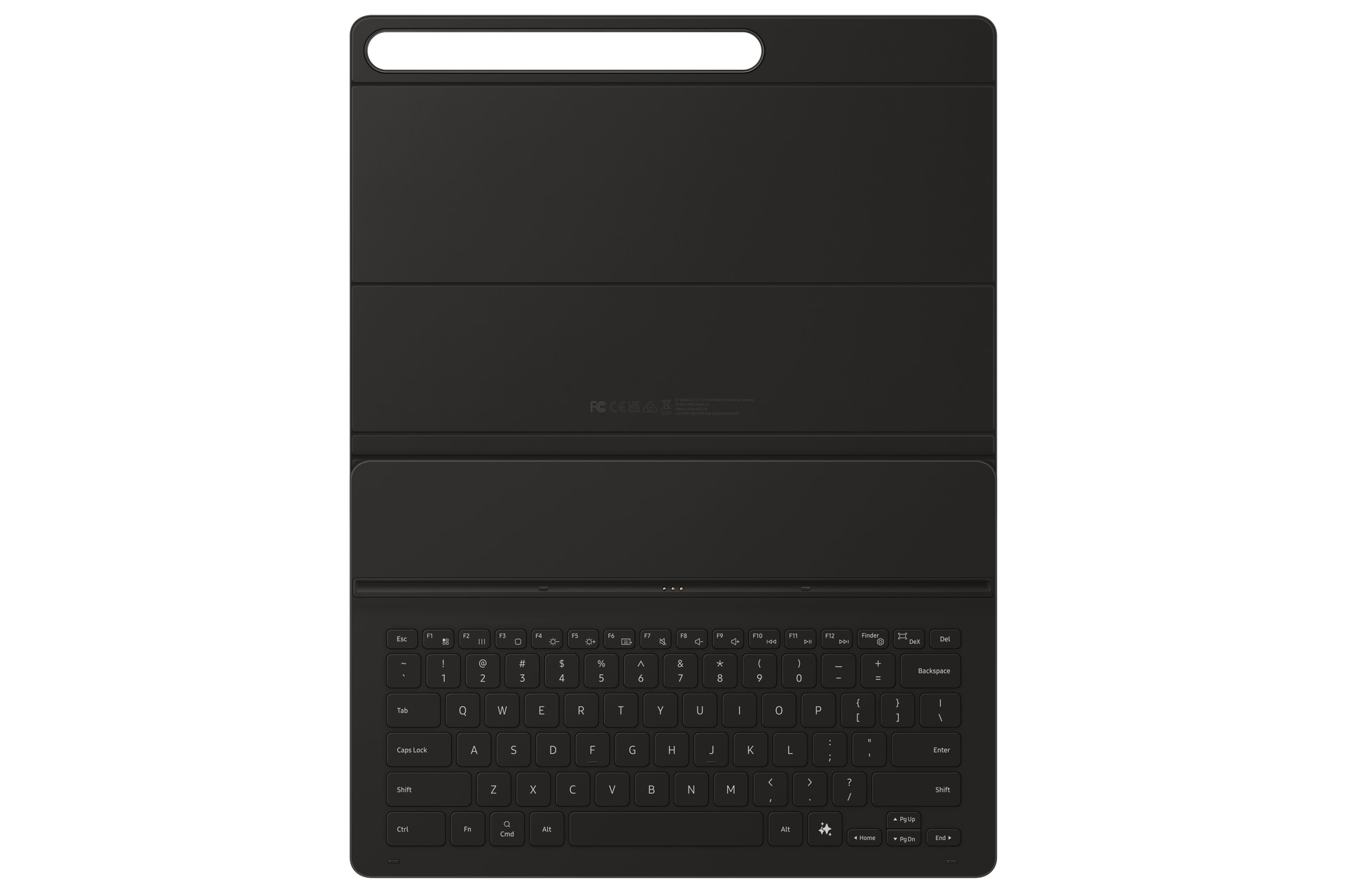Samsung Tablet-Tastatur »Book Cover Keyboard Slim für Galaxy Tab S10 FE+«, (Funktionstasten)
