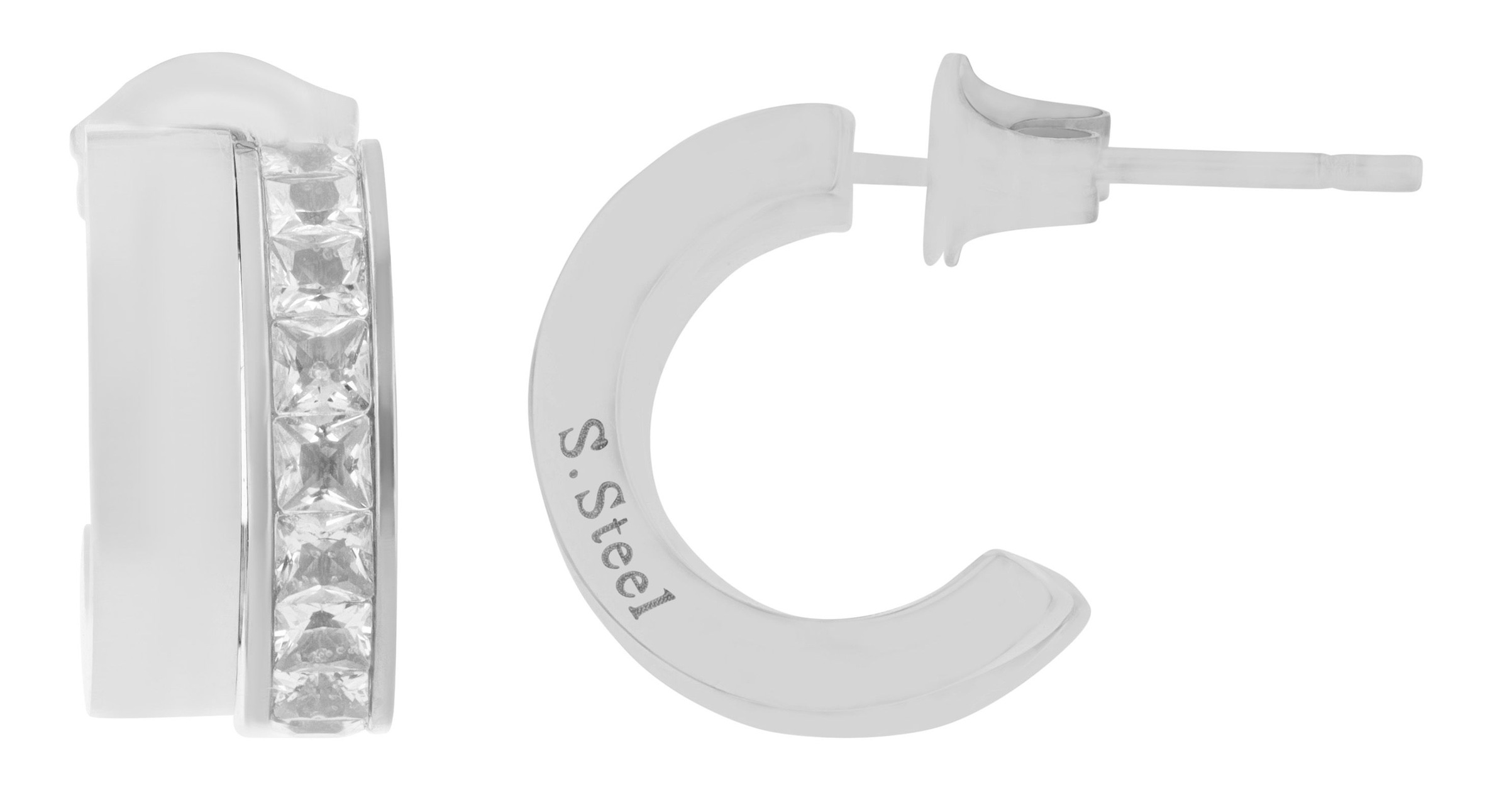 Adelia´s Paar Ohrhänger "Ohrringe – Ohrstecker aus Edelstahl" Ideal als Geschenk zum einfach so