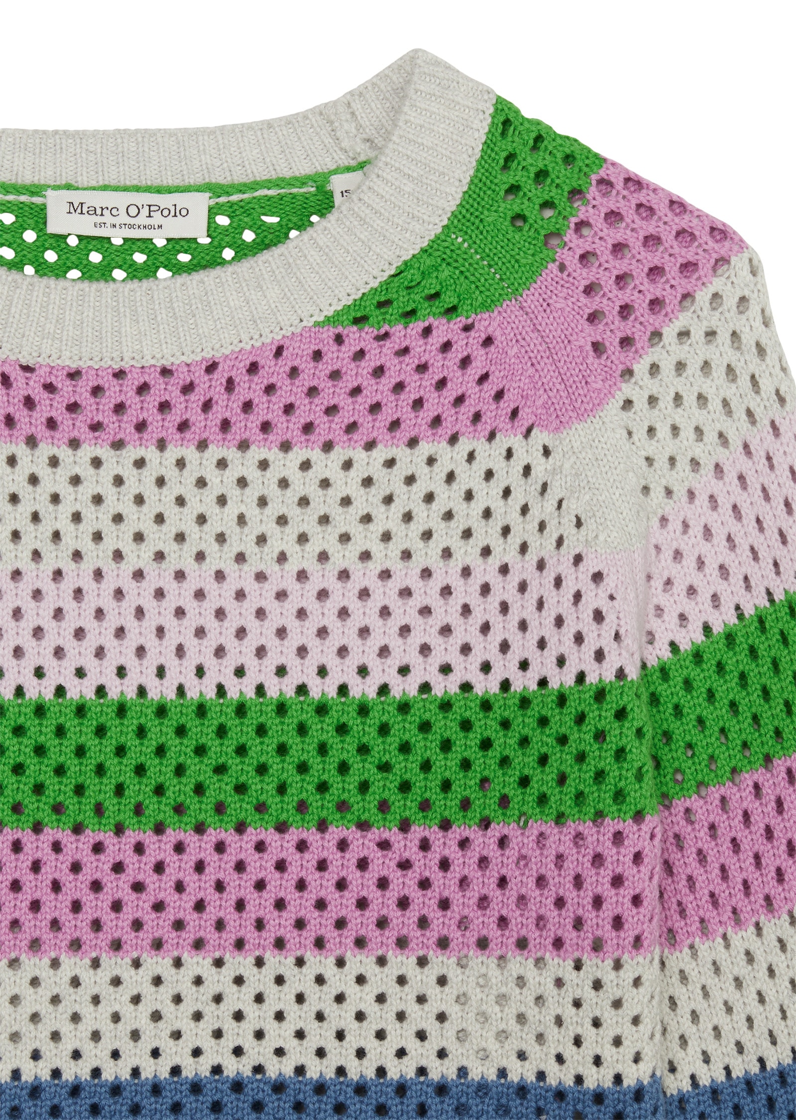 Marc O'Polo Strickpullover »mit Lochmuster«