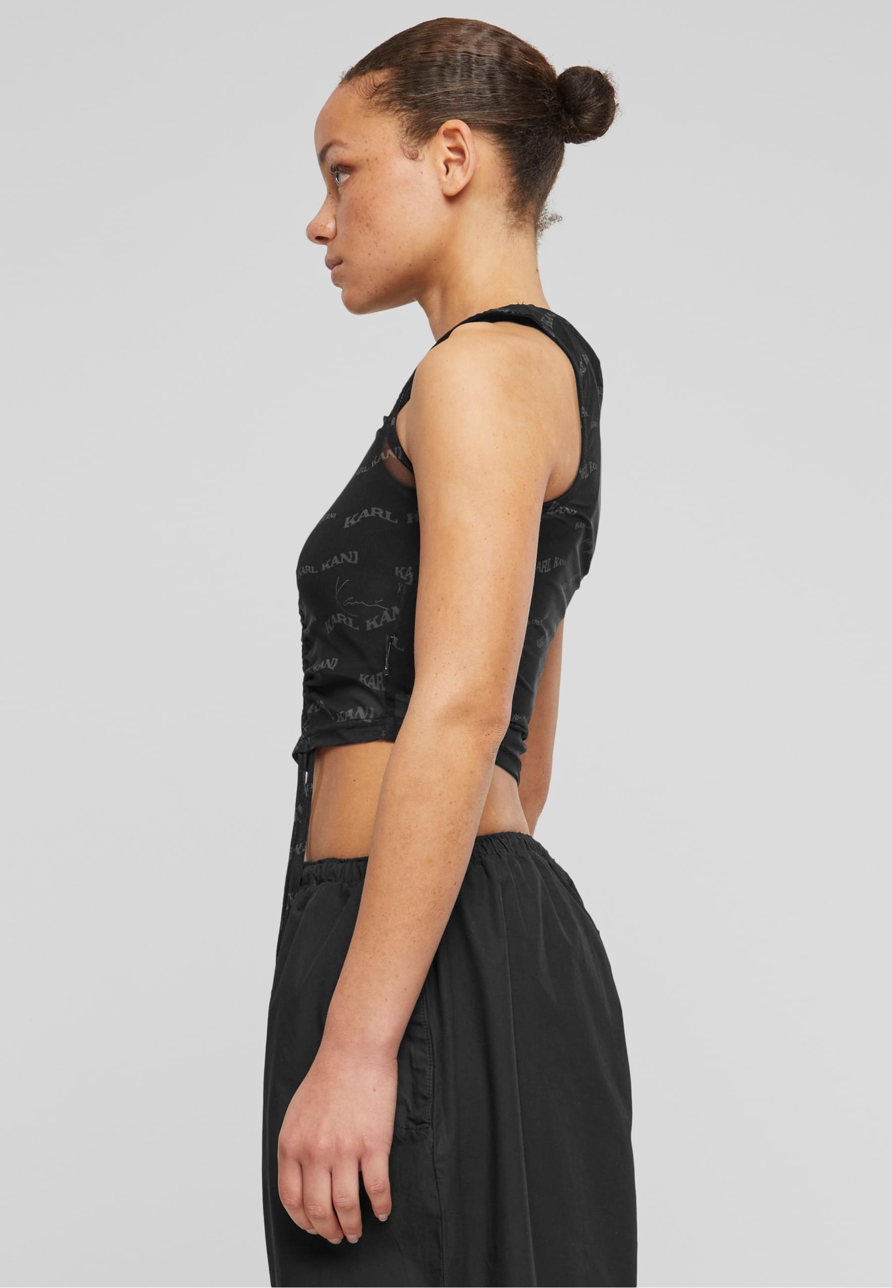 Karl Kani Muskelshirt »Karl Kani Damen KW242-003-2 Chest Signature Gathering Mesh Top«, (1 tlg.)