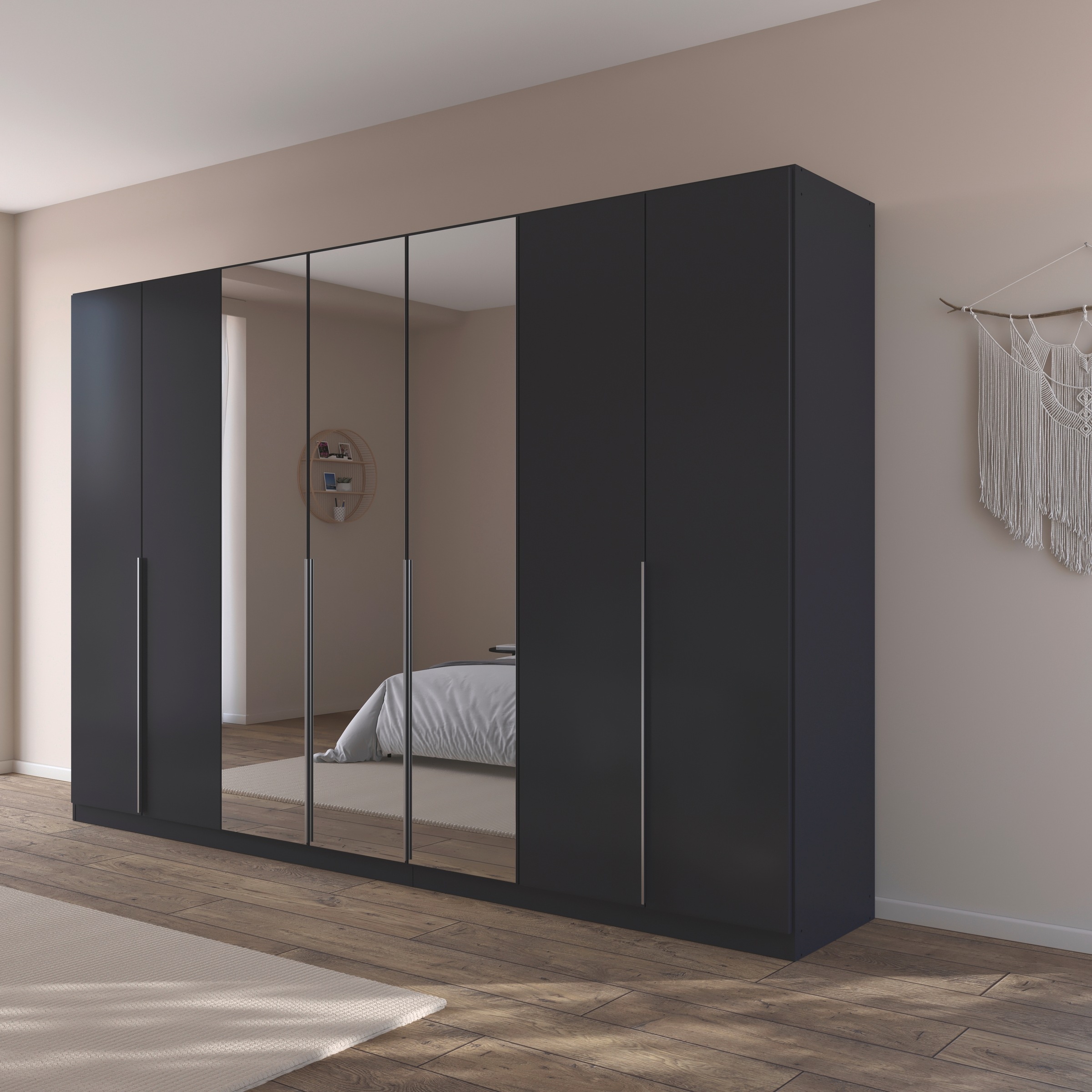 OTTO home Drehtürenschrank "Kleiderschrank Schrank Garderobe AGORDO mit Dek günstig online kaufen